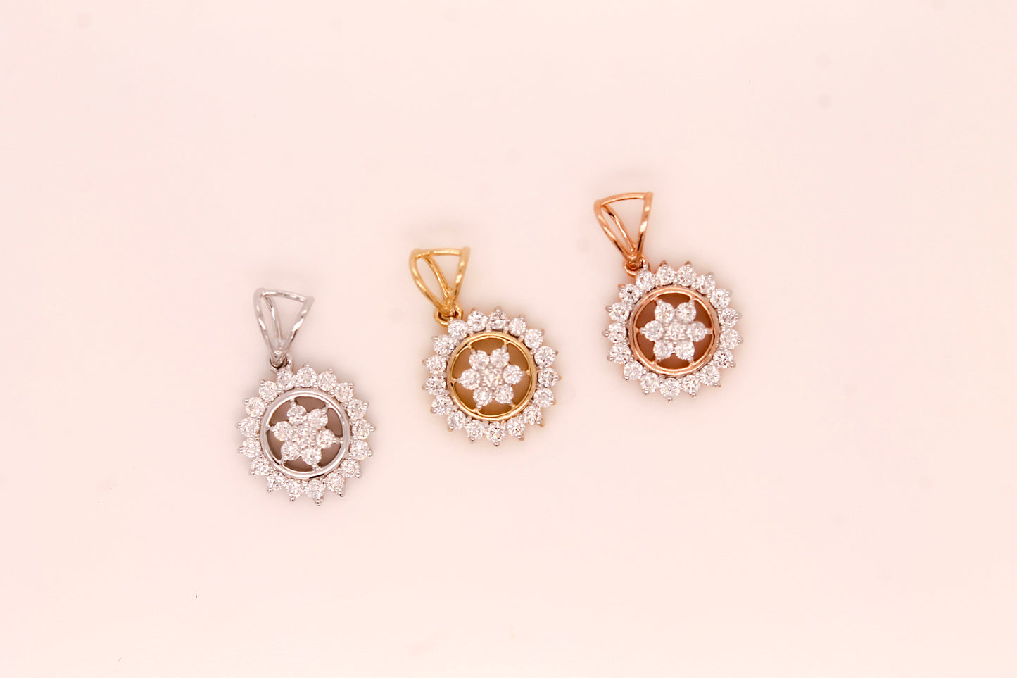 Diamond Sun Pendant