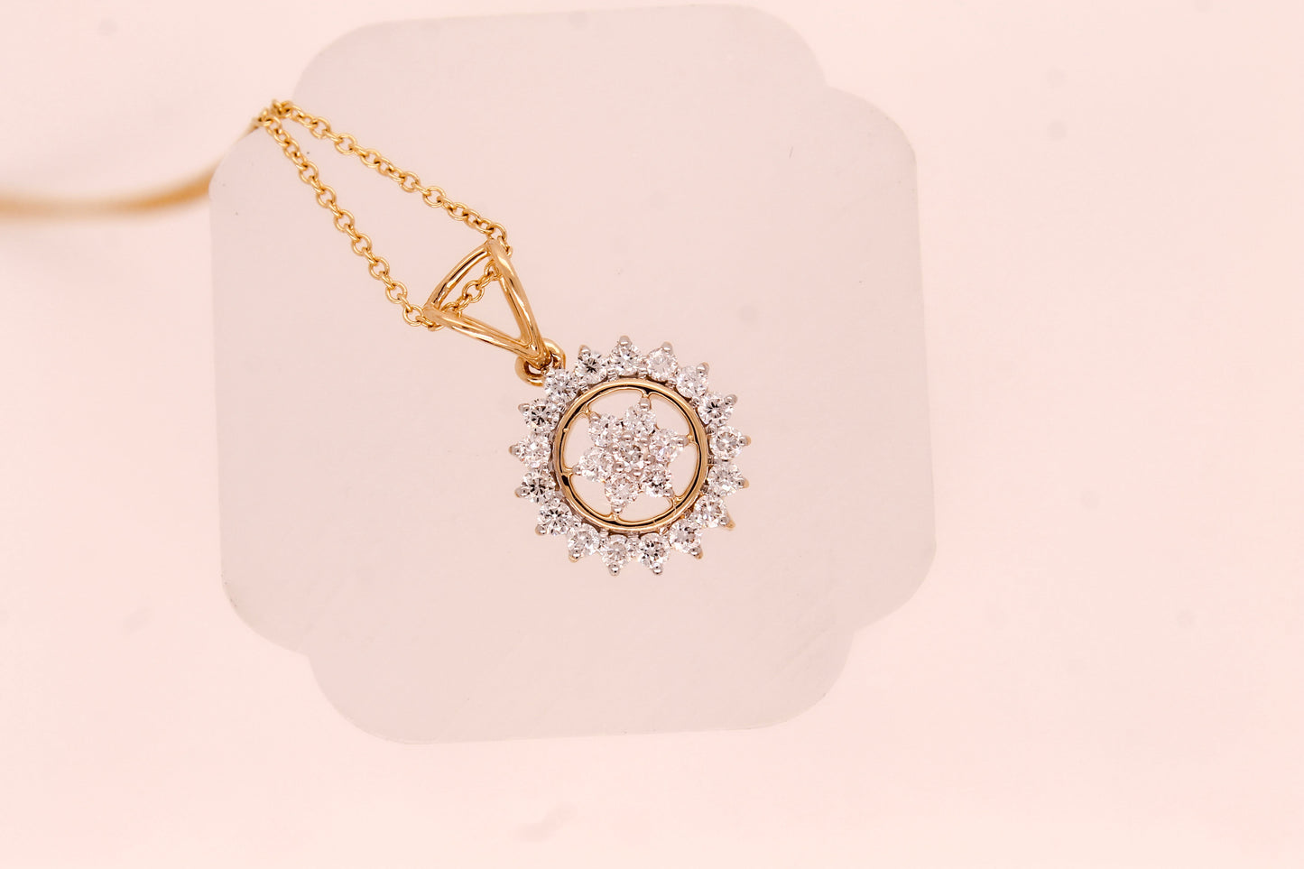 Diamond Sun Pendant