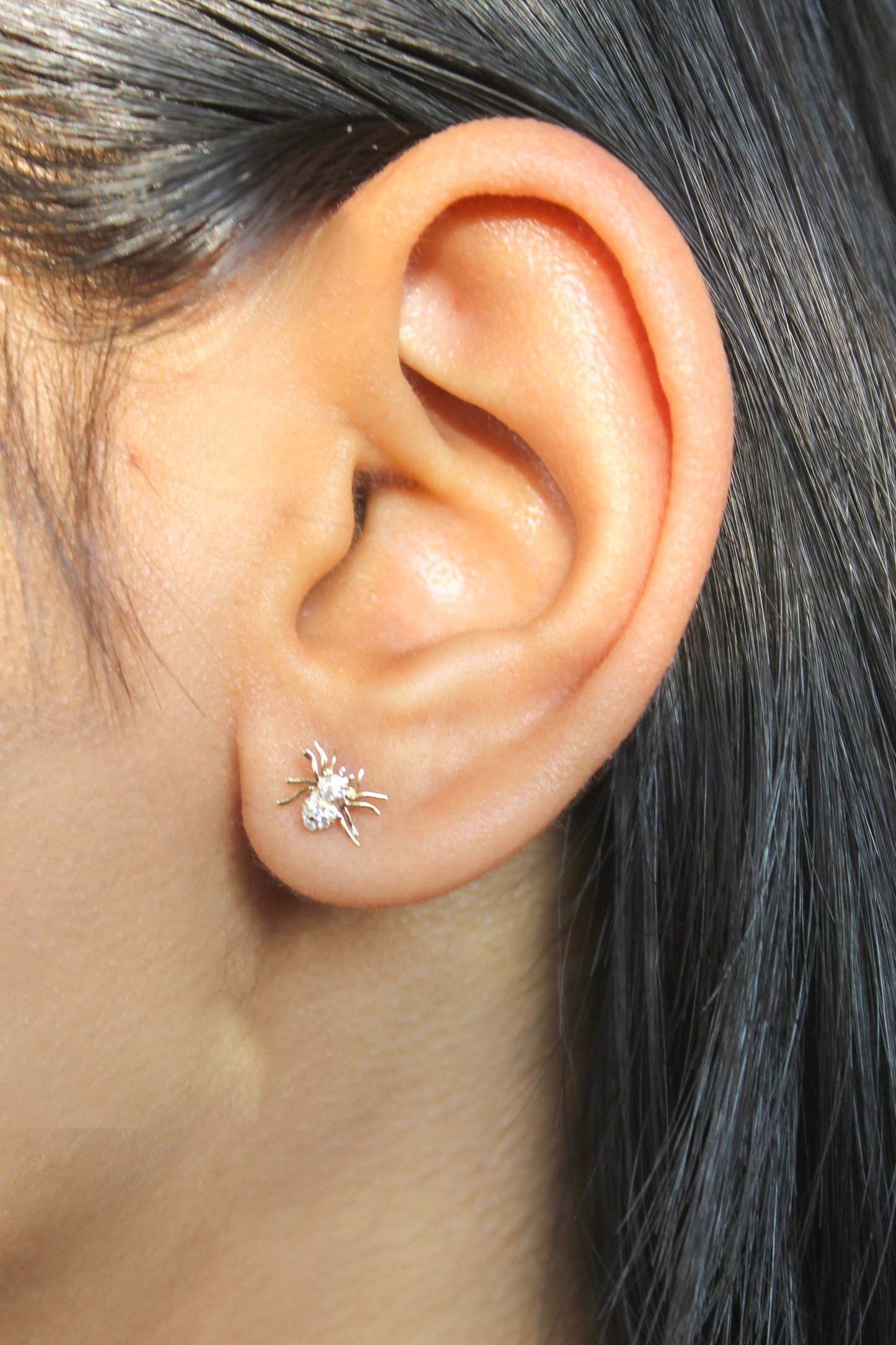 Diamond Spider Earring
