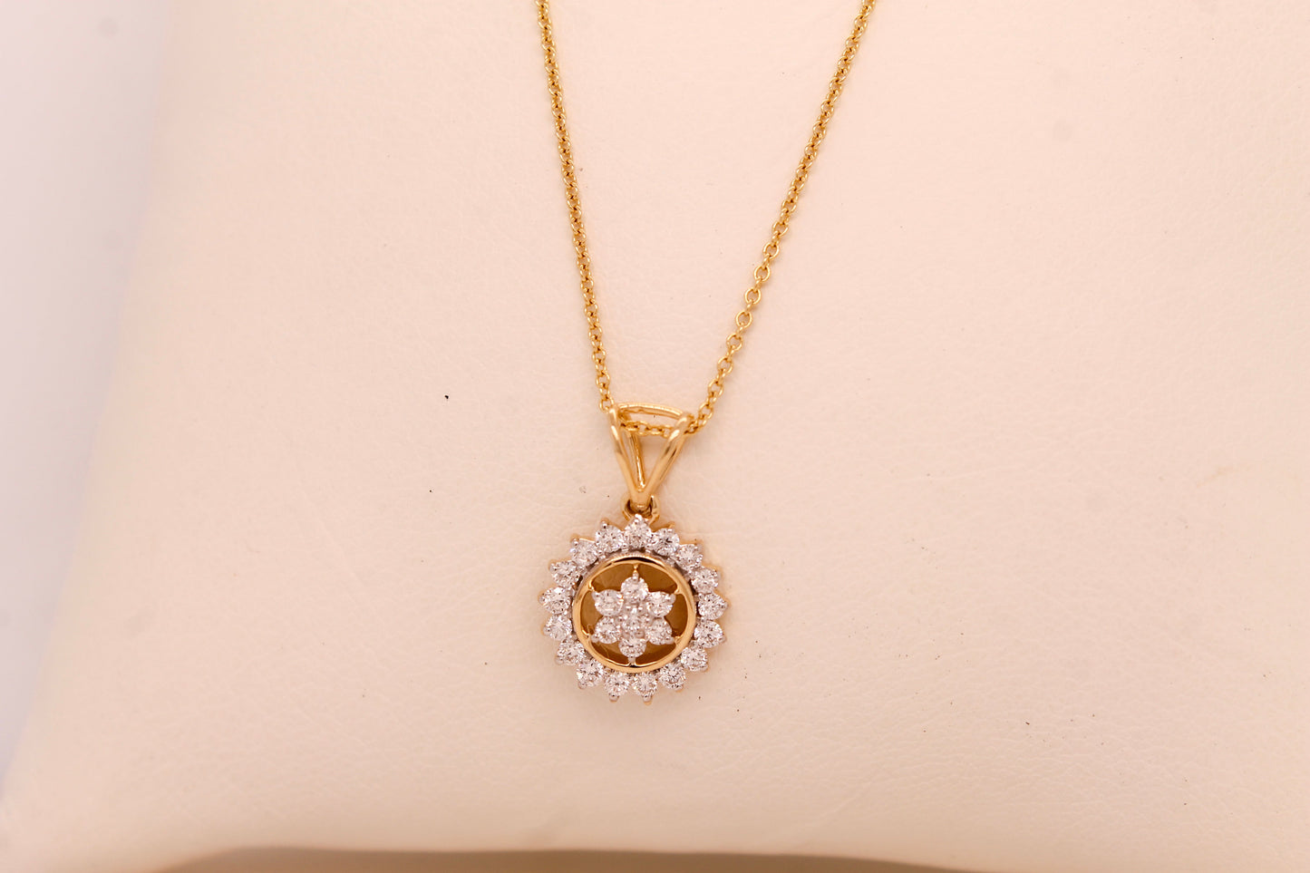 Diamond Sun Pendant