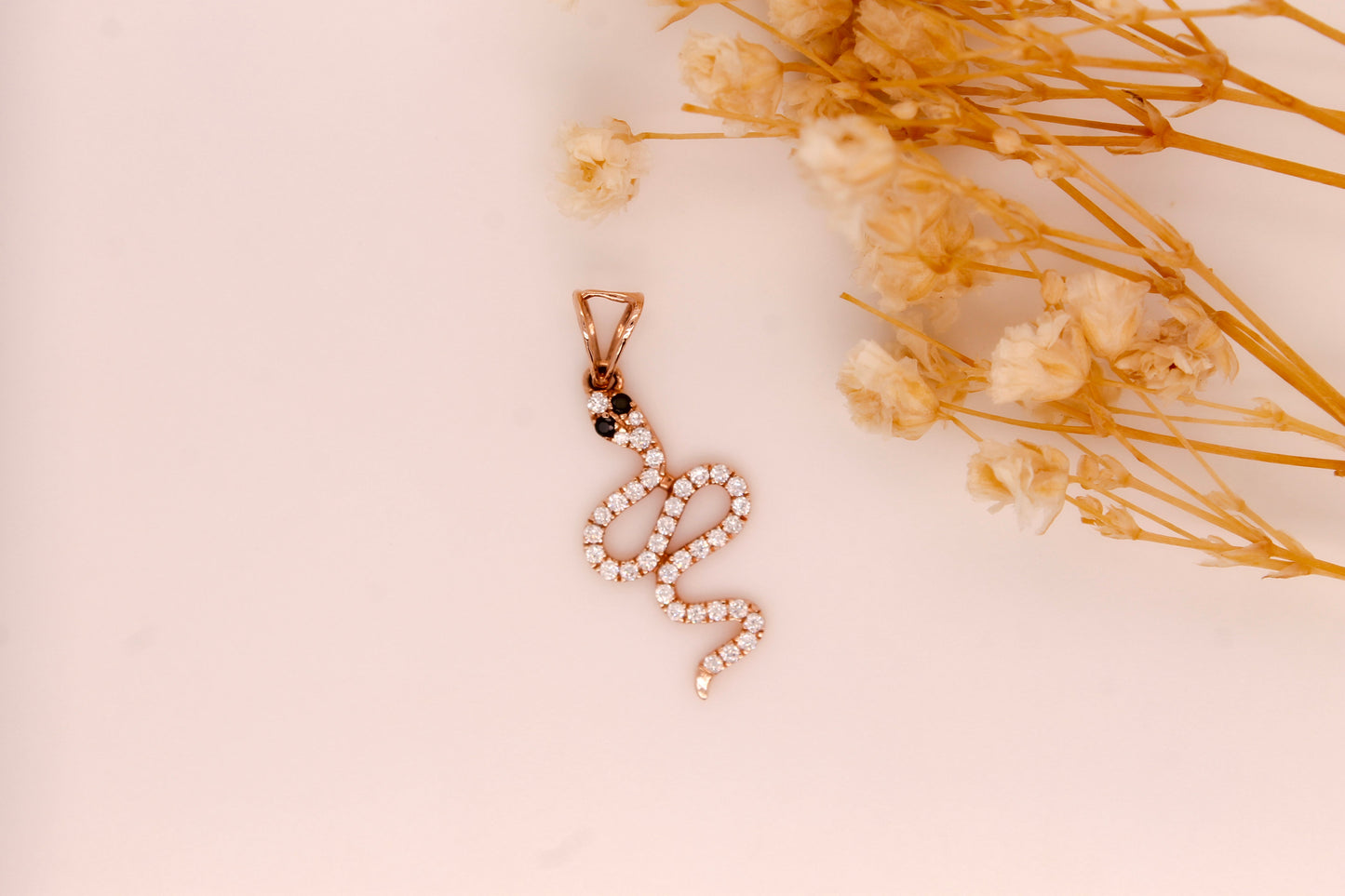 Diamond Snake Pendant