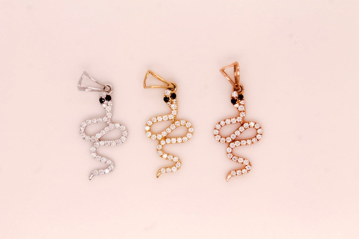 Diamond Snake Pendant