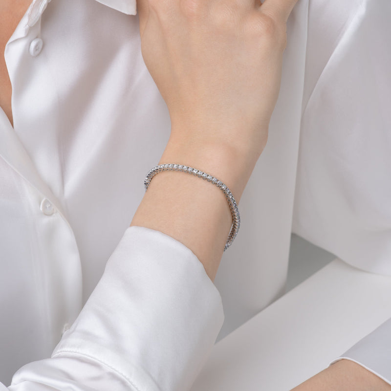 Lab Diamond Tennis Bracelet