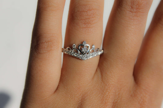 Crown Diamond Ring