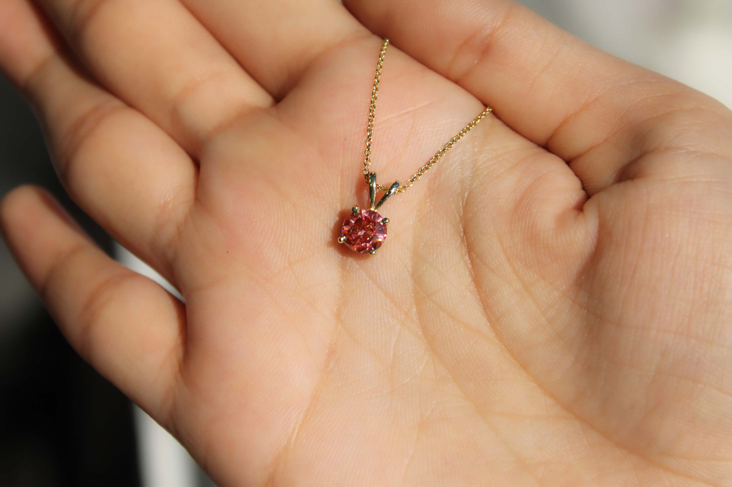Pink Diamond Necklaces | IGI Certified