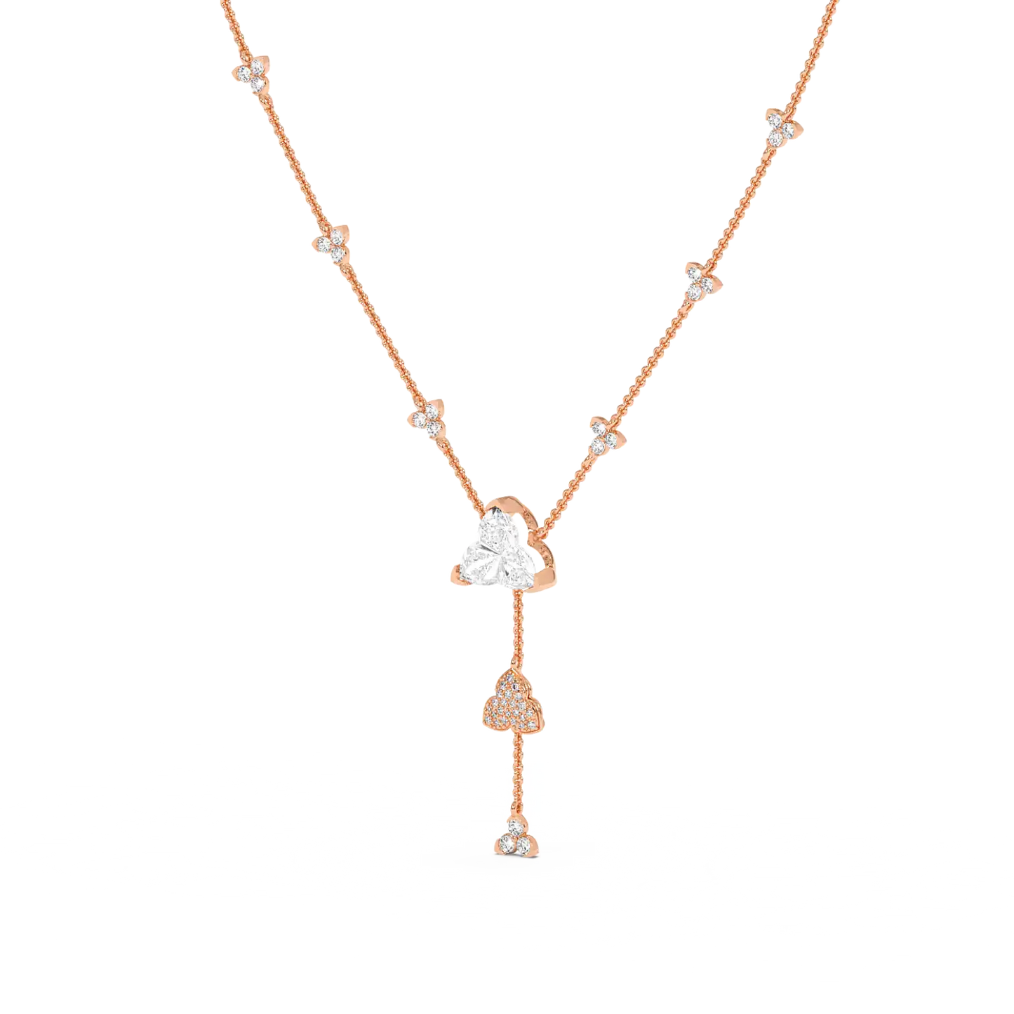 Petal Cascade Y-Necklace