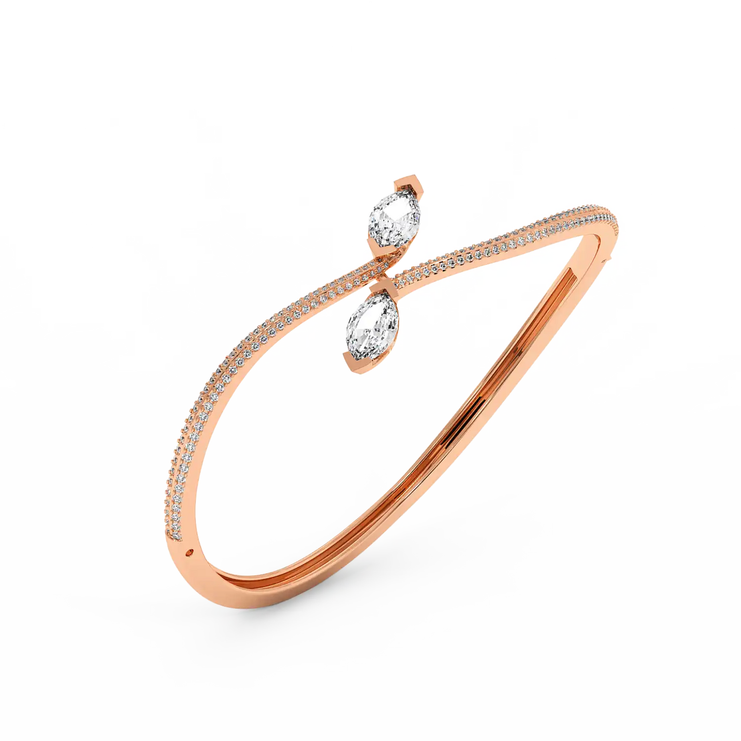 Lucent Marquise Bangle
