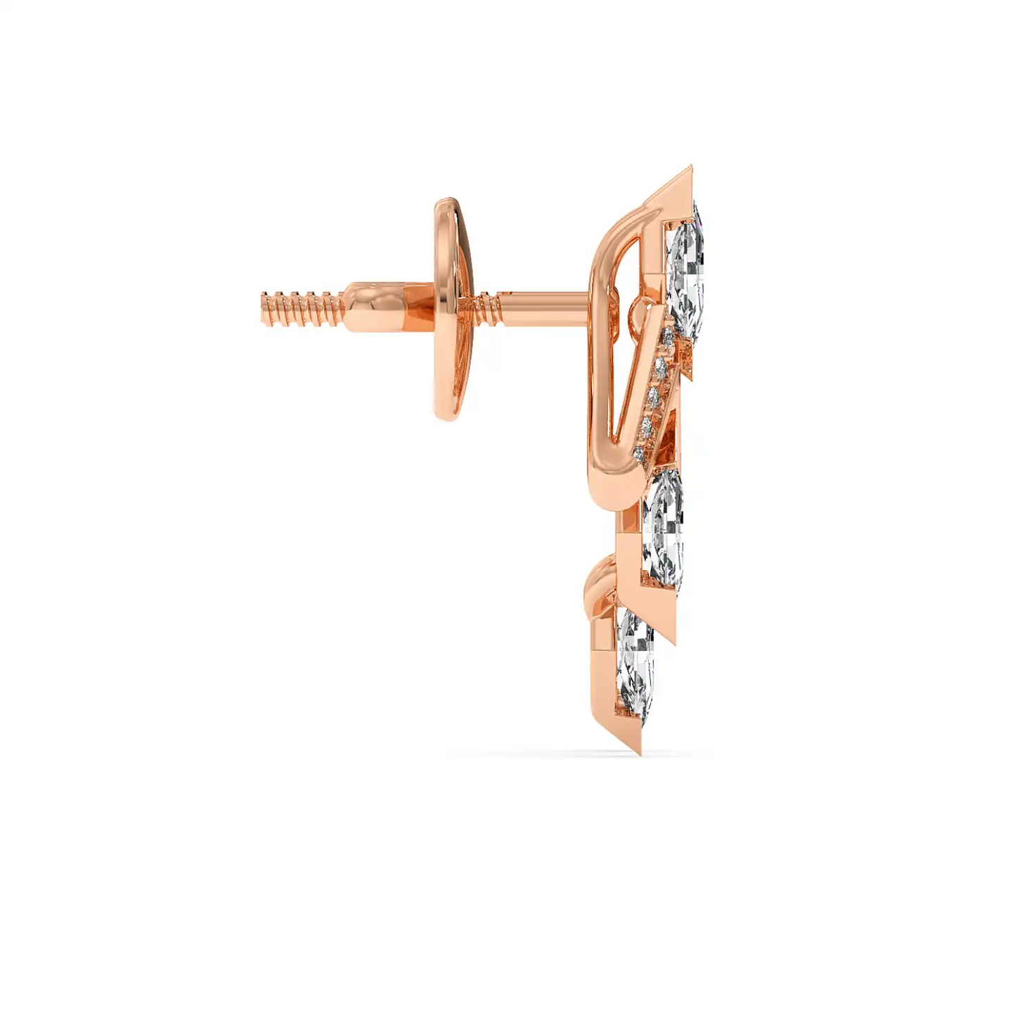 Fancy Earring - Long Lozenge