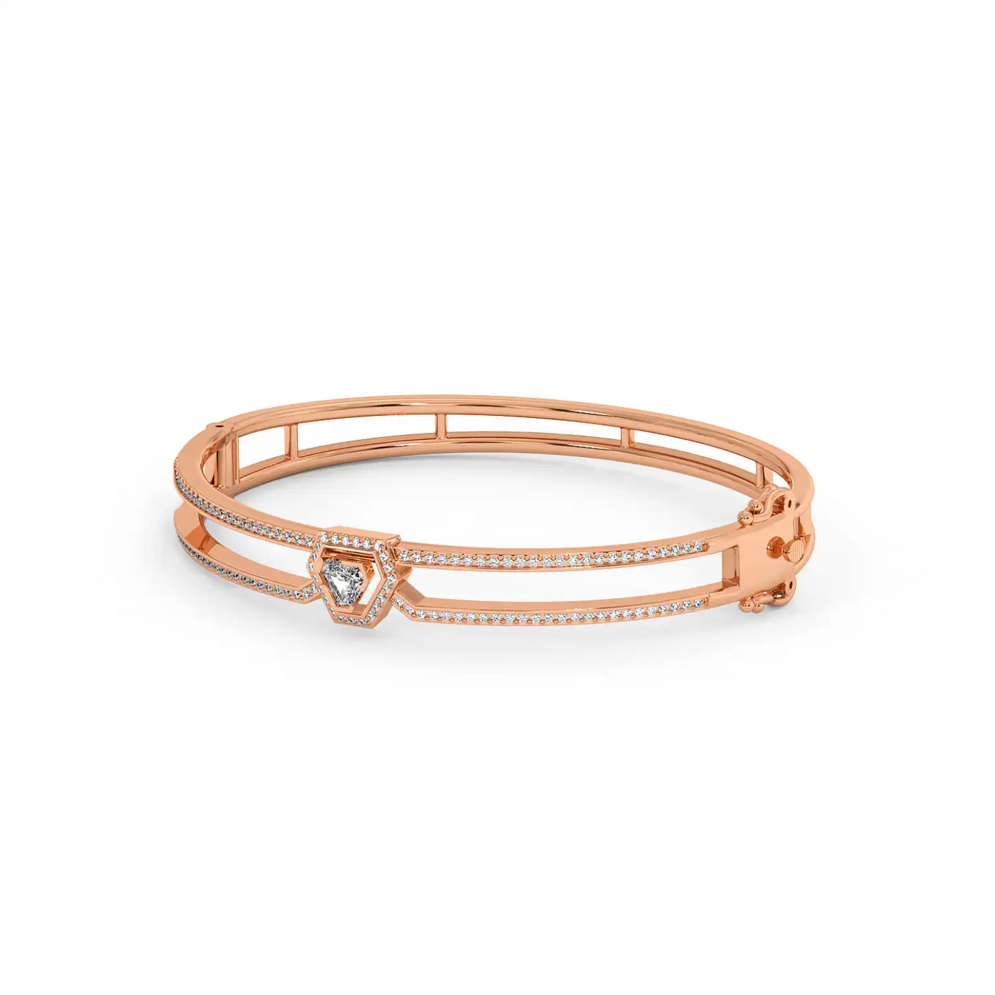 Fancy Trillion Bracelet