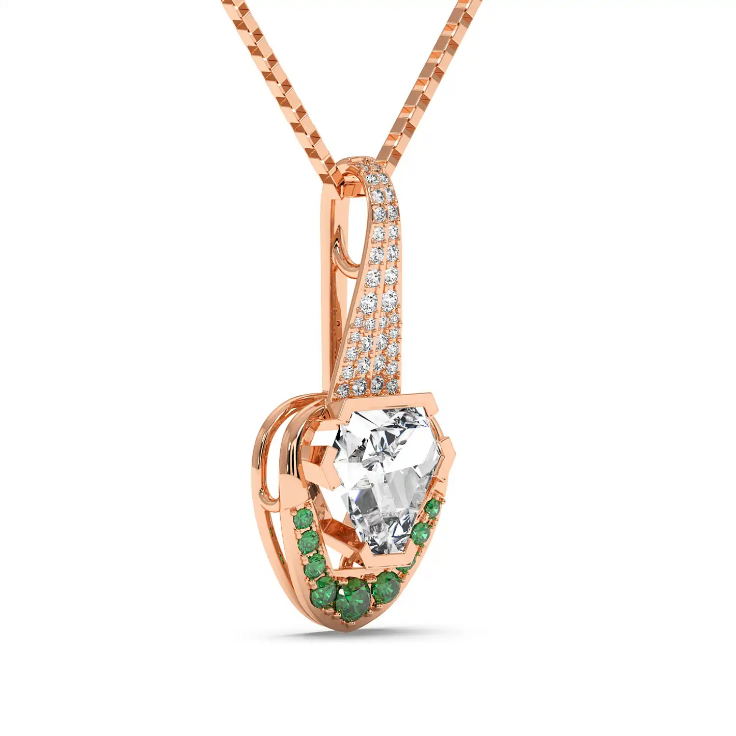 Calfstone Drop Necklace