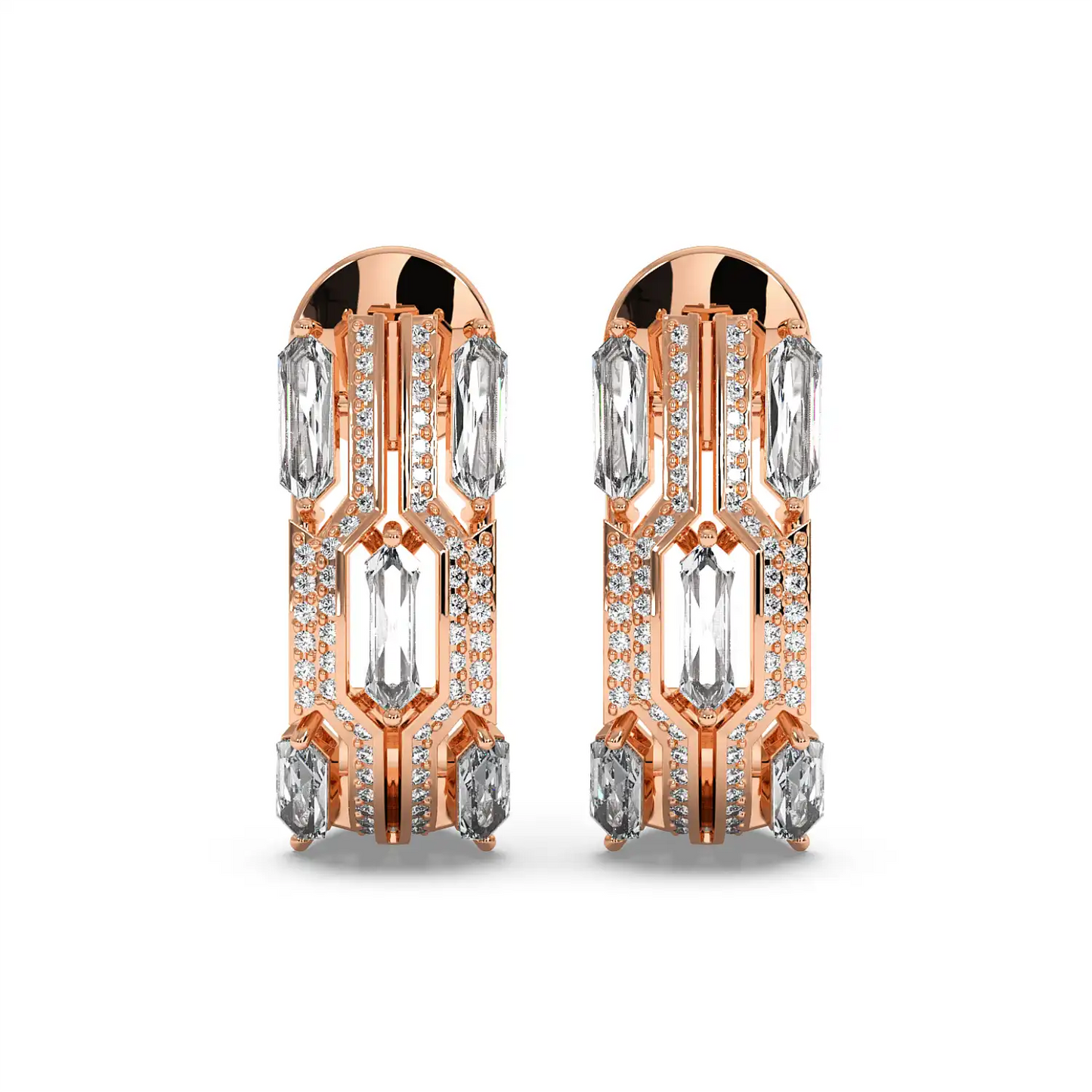 Obelisk Hexa Earrings