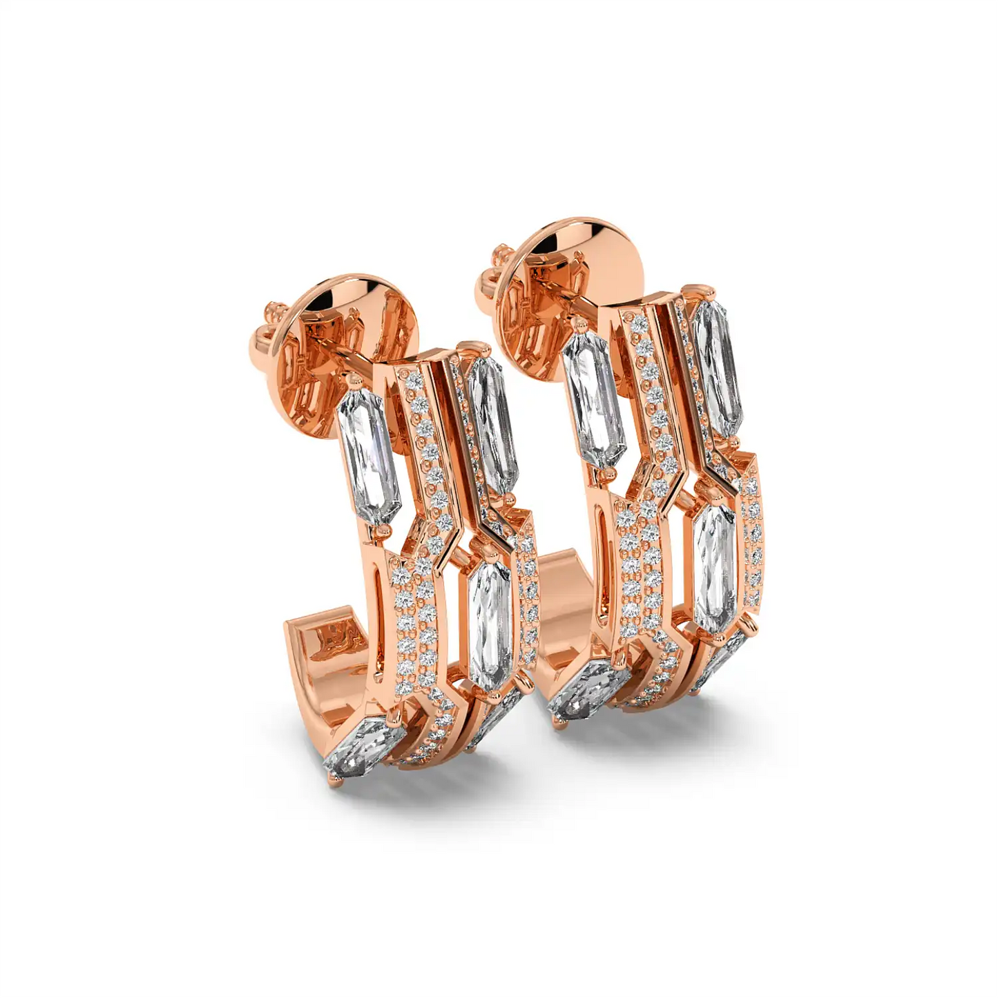 Obelisk Hexa Earrings