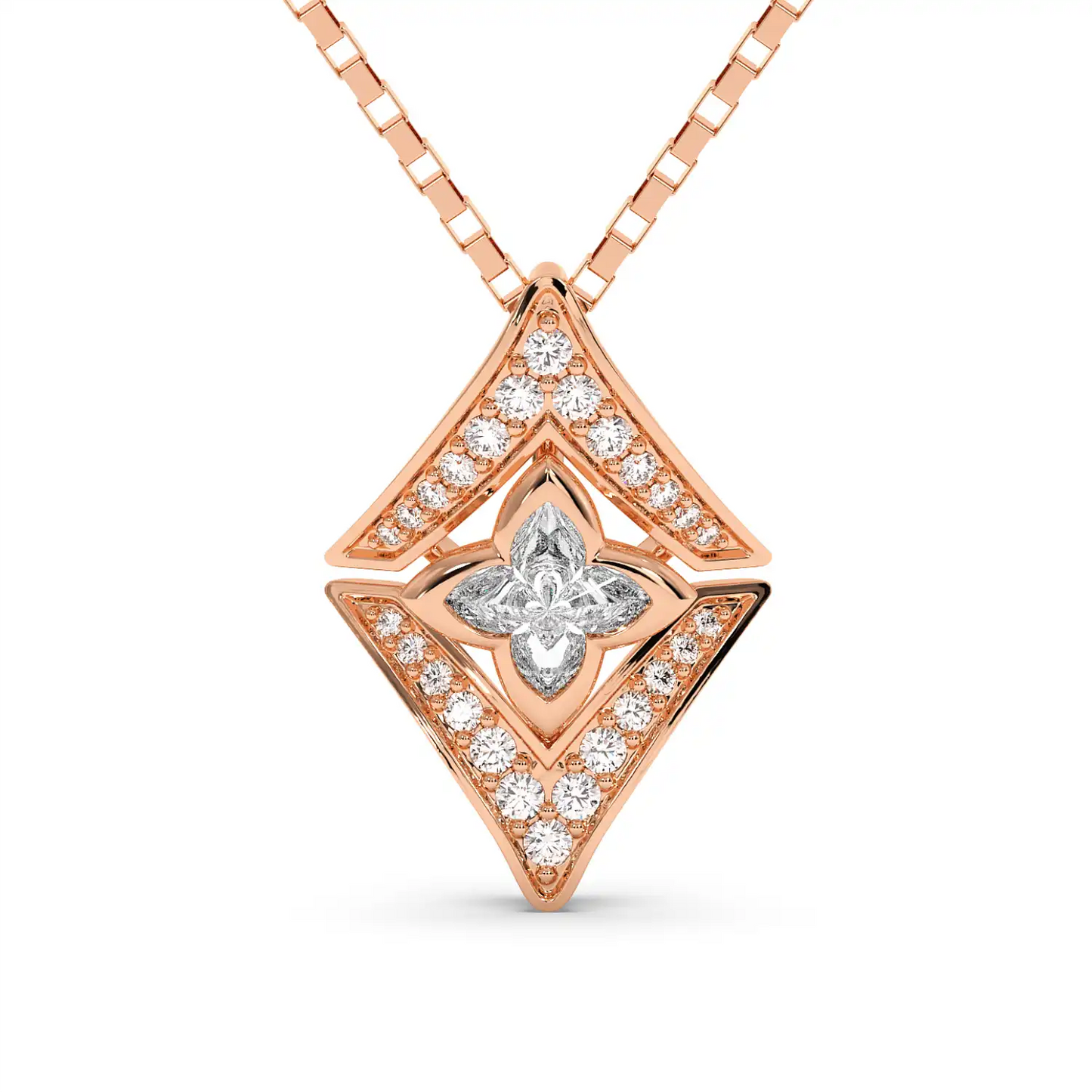 Floral Crest Pendant