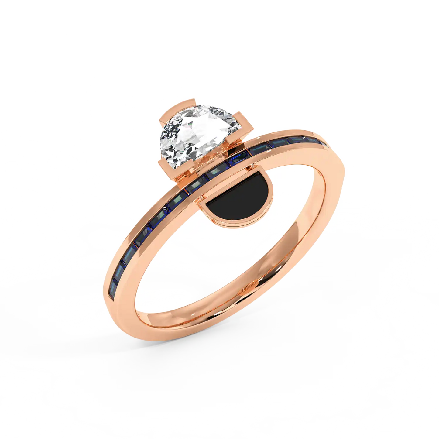 Lunar Split Ring