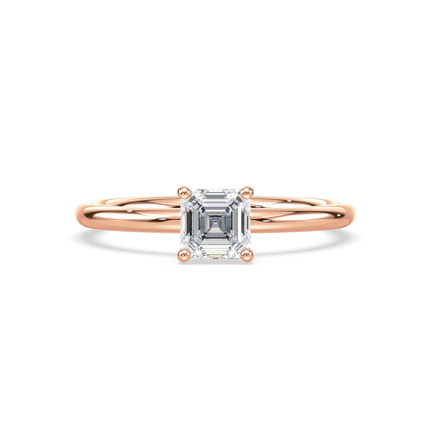Solitaire Ring - Asscher