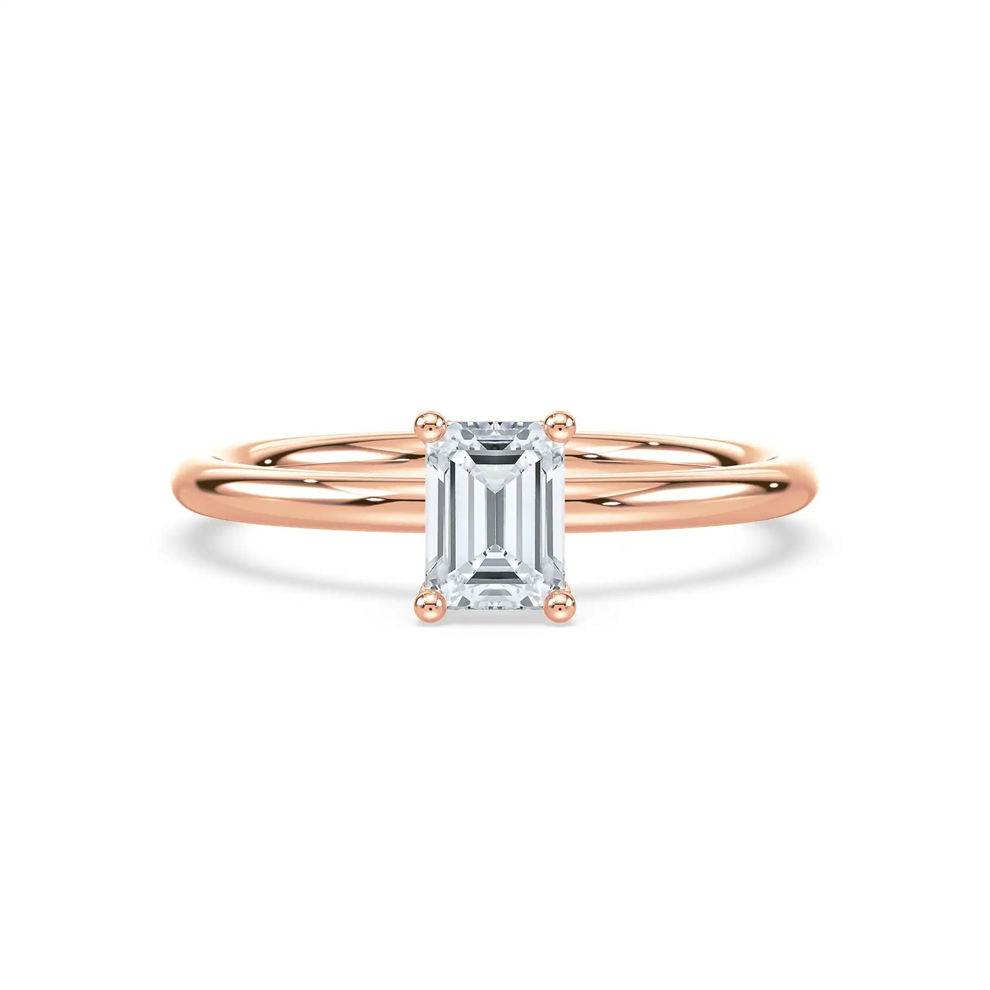 Solitaire Ring - Emerald