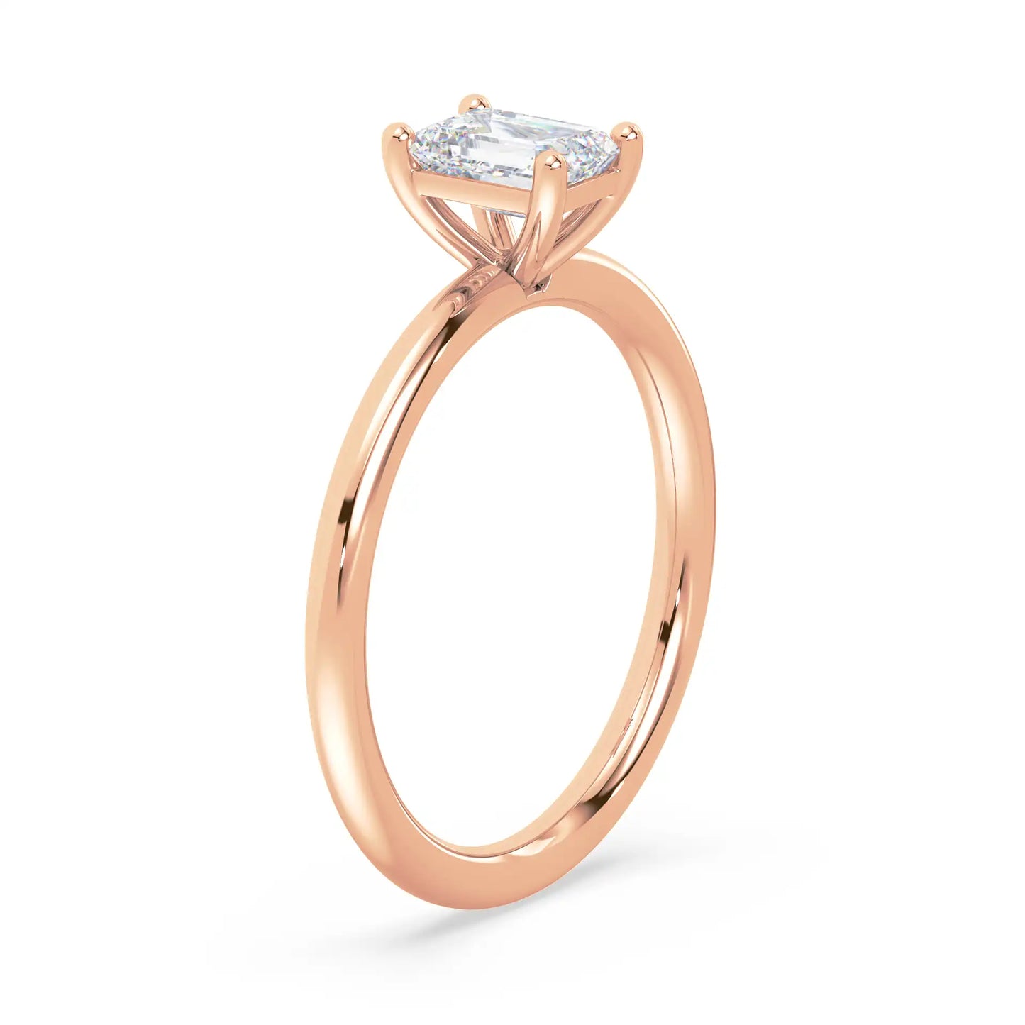 Solitaire Ring - Emerald