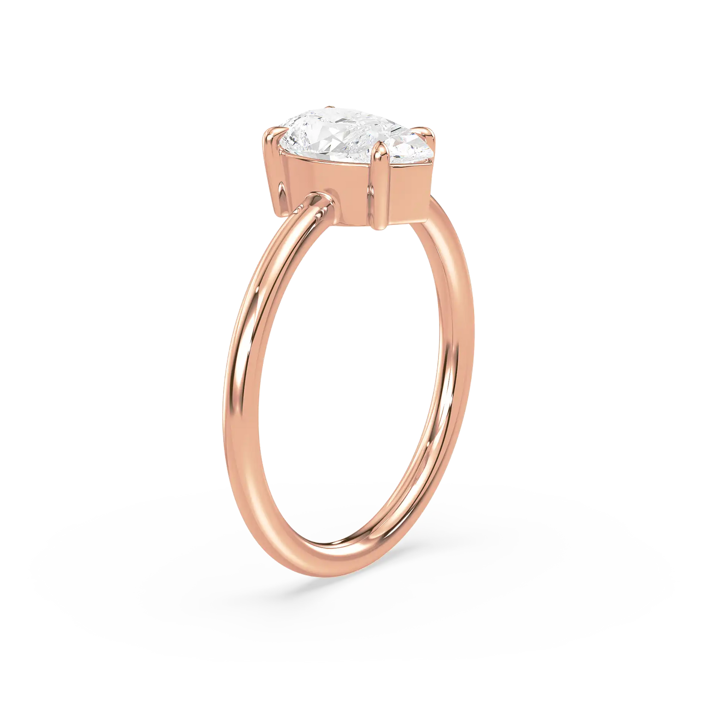 Solitaire Ring - Pear