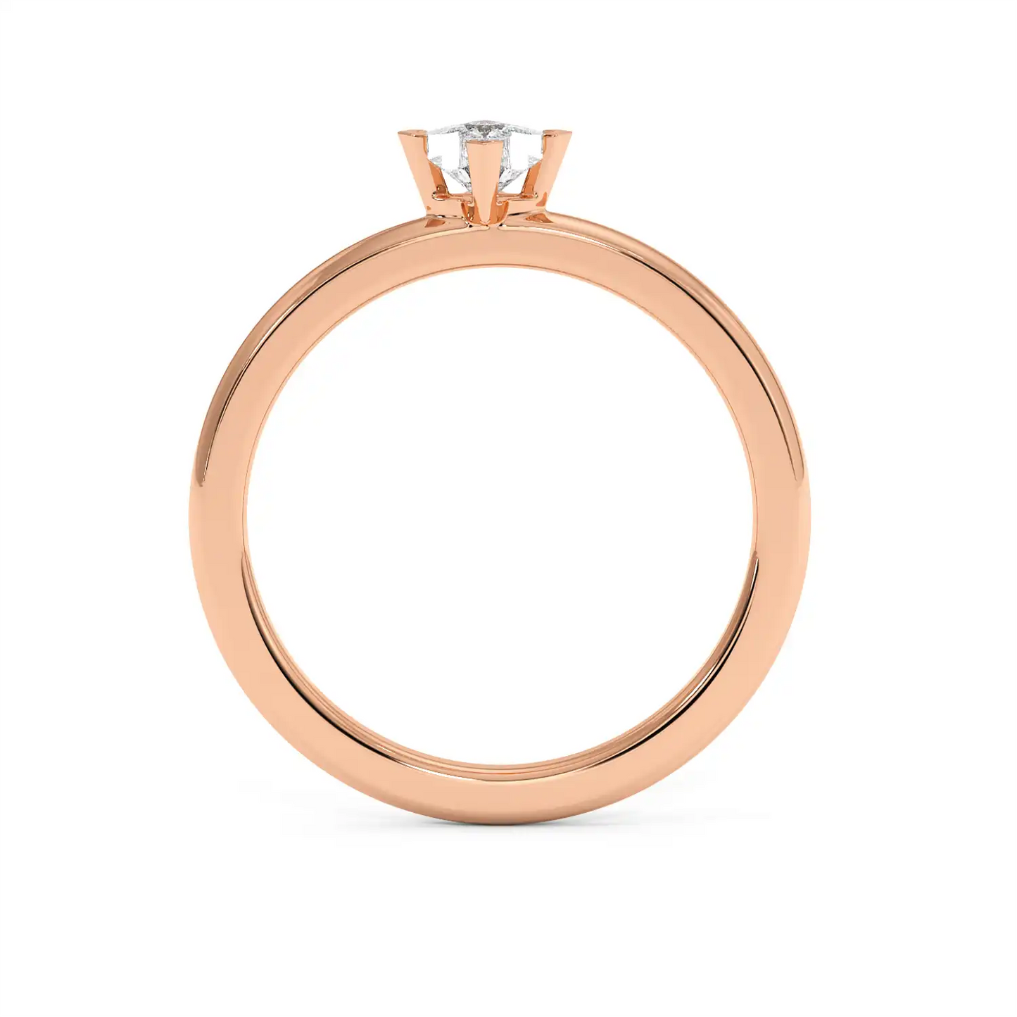 Solitaire Ring - Floral