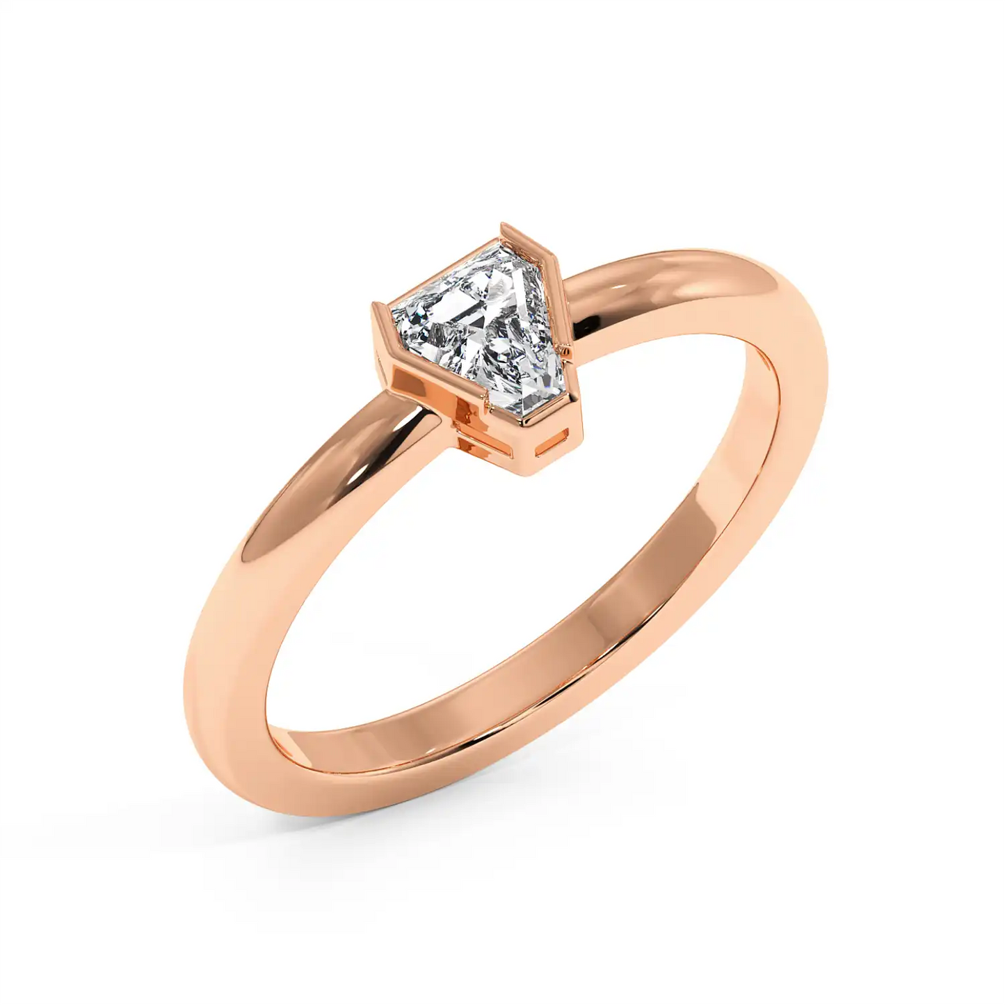 Solitaire Ring - Coffin