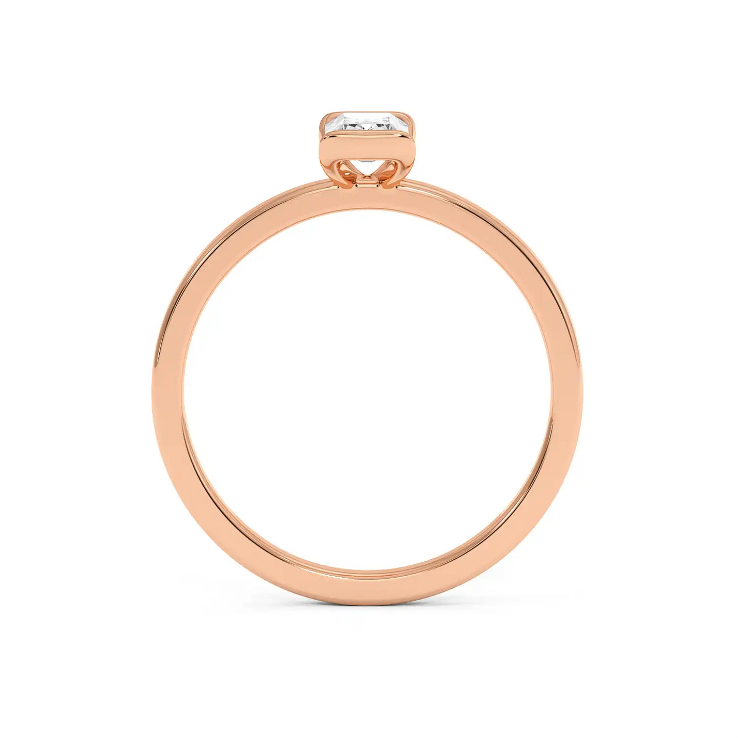 Solitaire Ring - Radiant