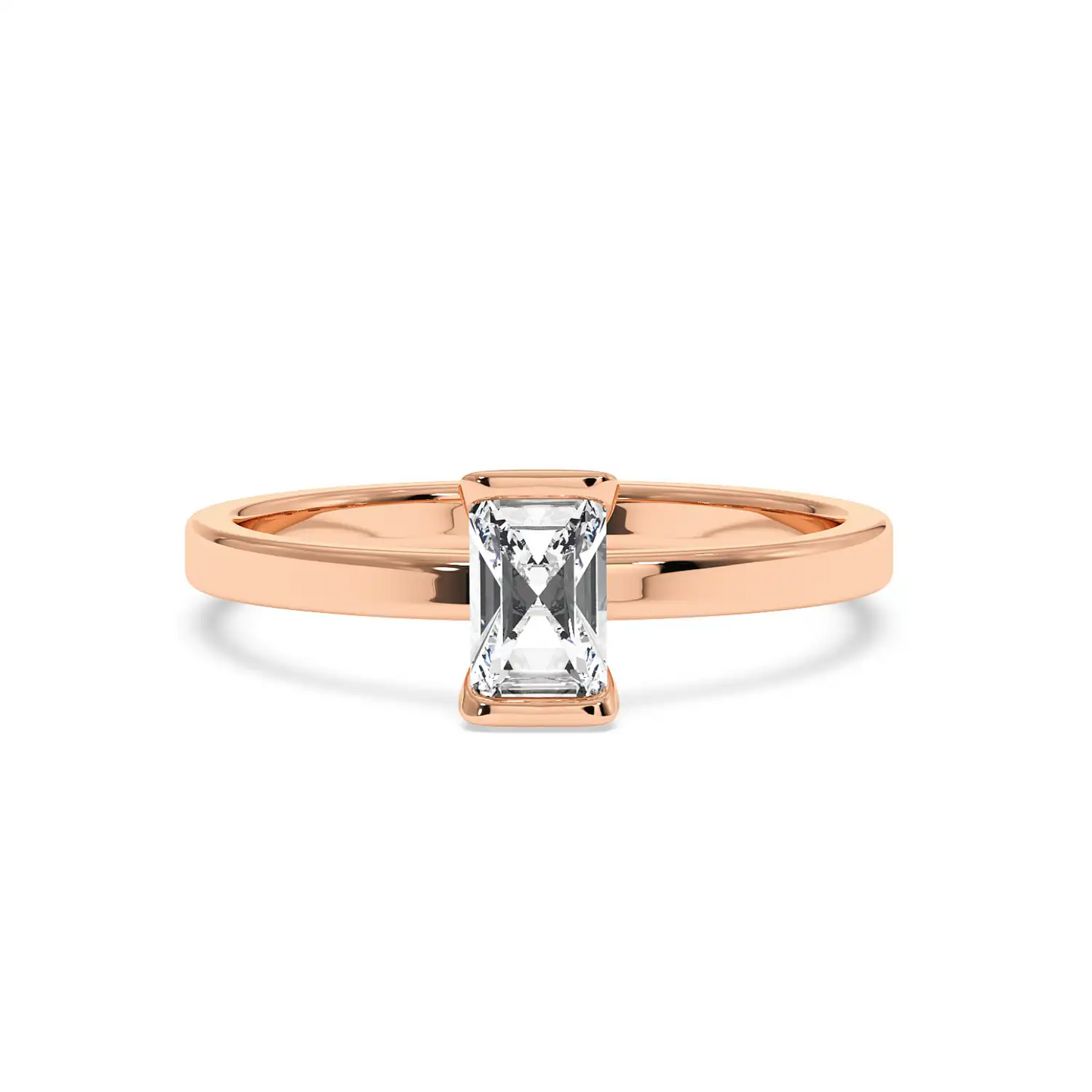 Solitaire Ring - Radiant