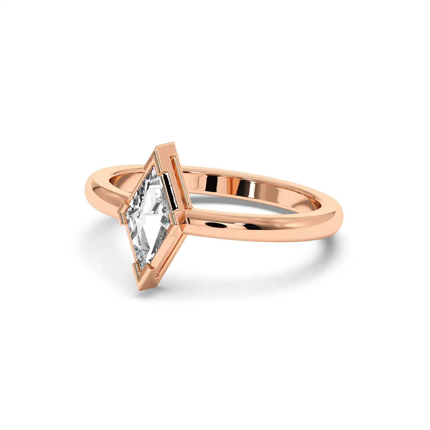 Solitaire Ring - Lozenge