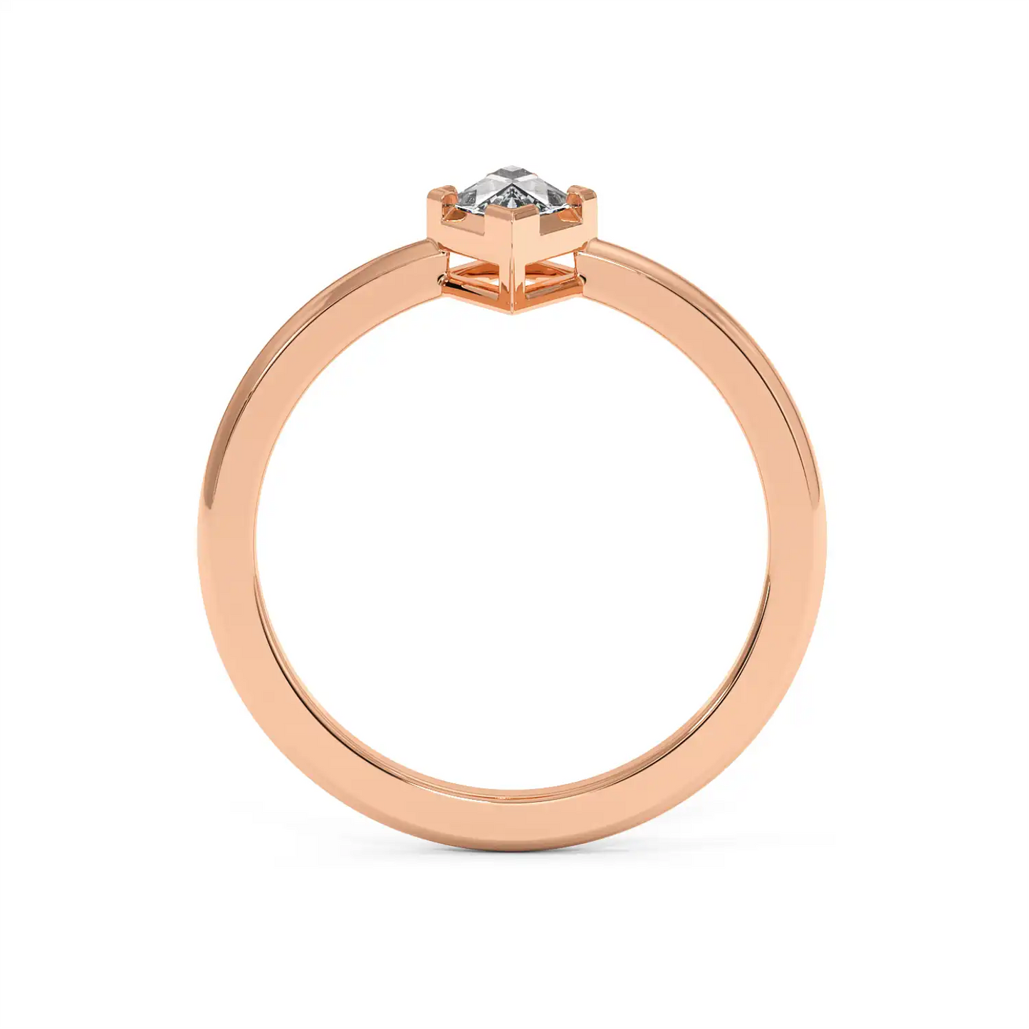 Solitaire Ring - Lozenge