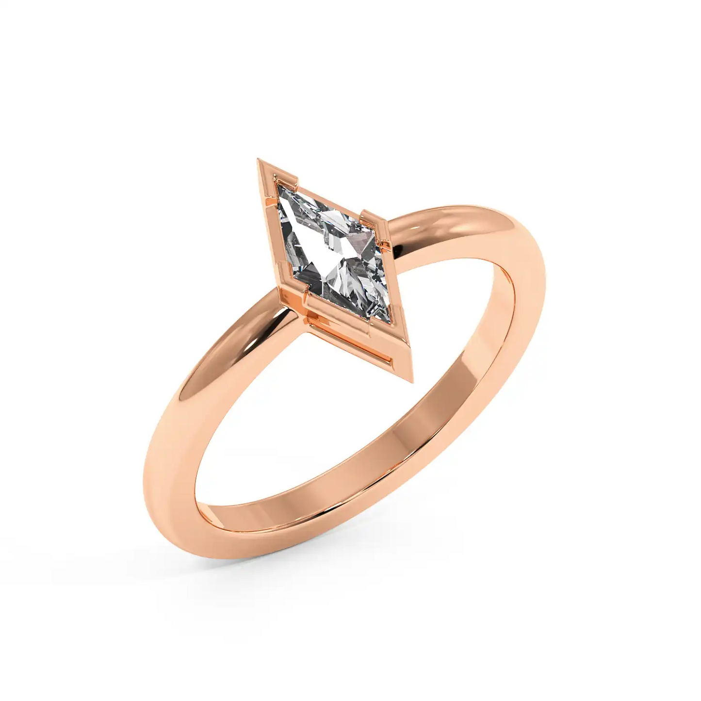 Solitaire Ring - Lozenge