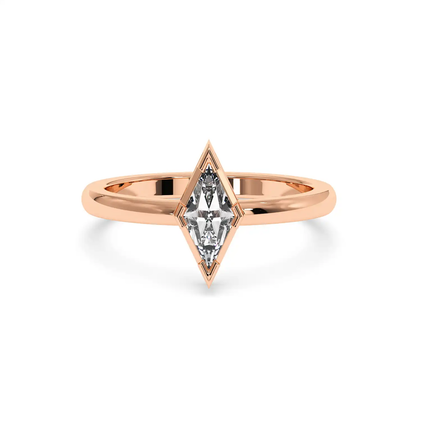 Solitaire Ring - Lozenge