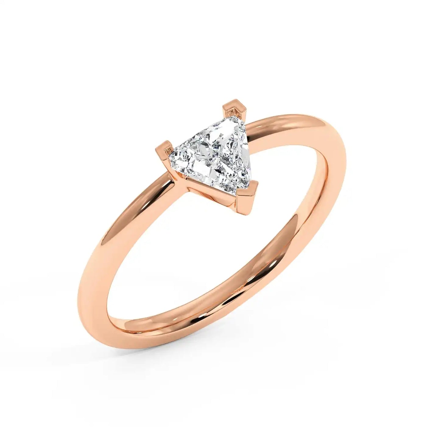 Solitaire Ring - Trillion