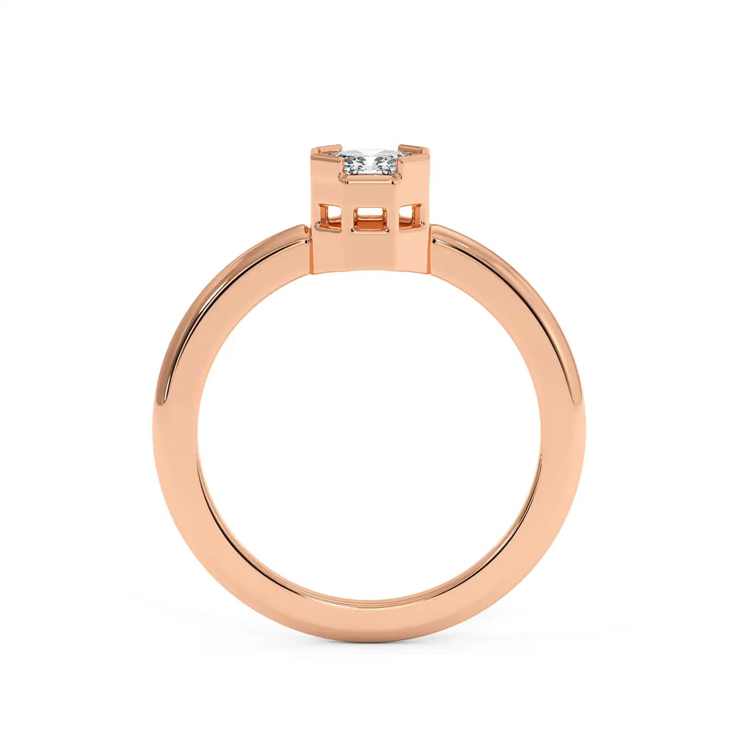 Solitaire Ring - Octagon