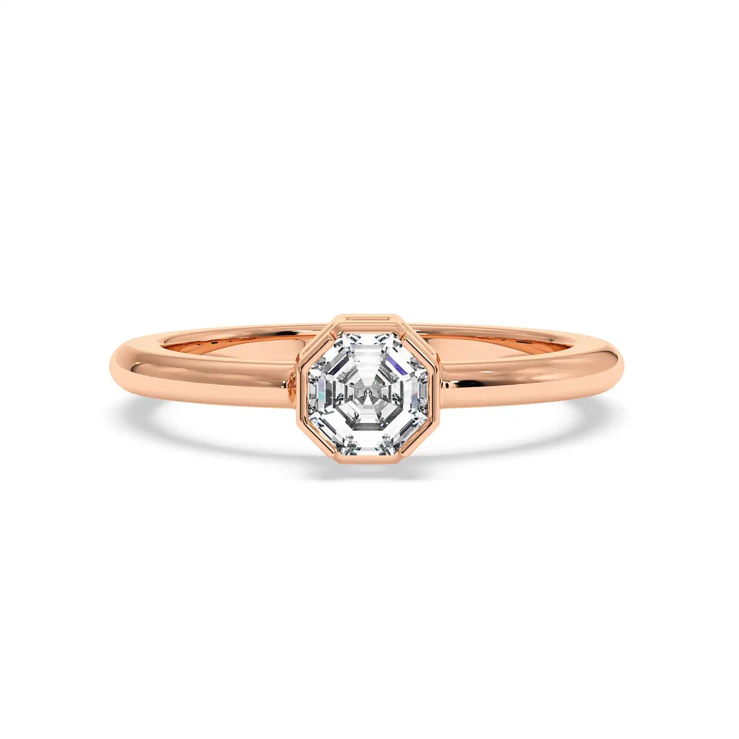Solitaire Ring - Octagon