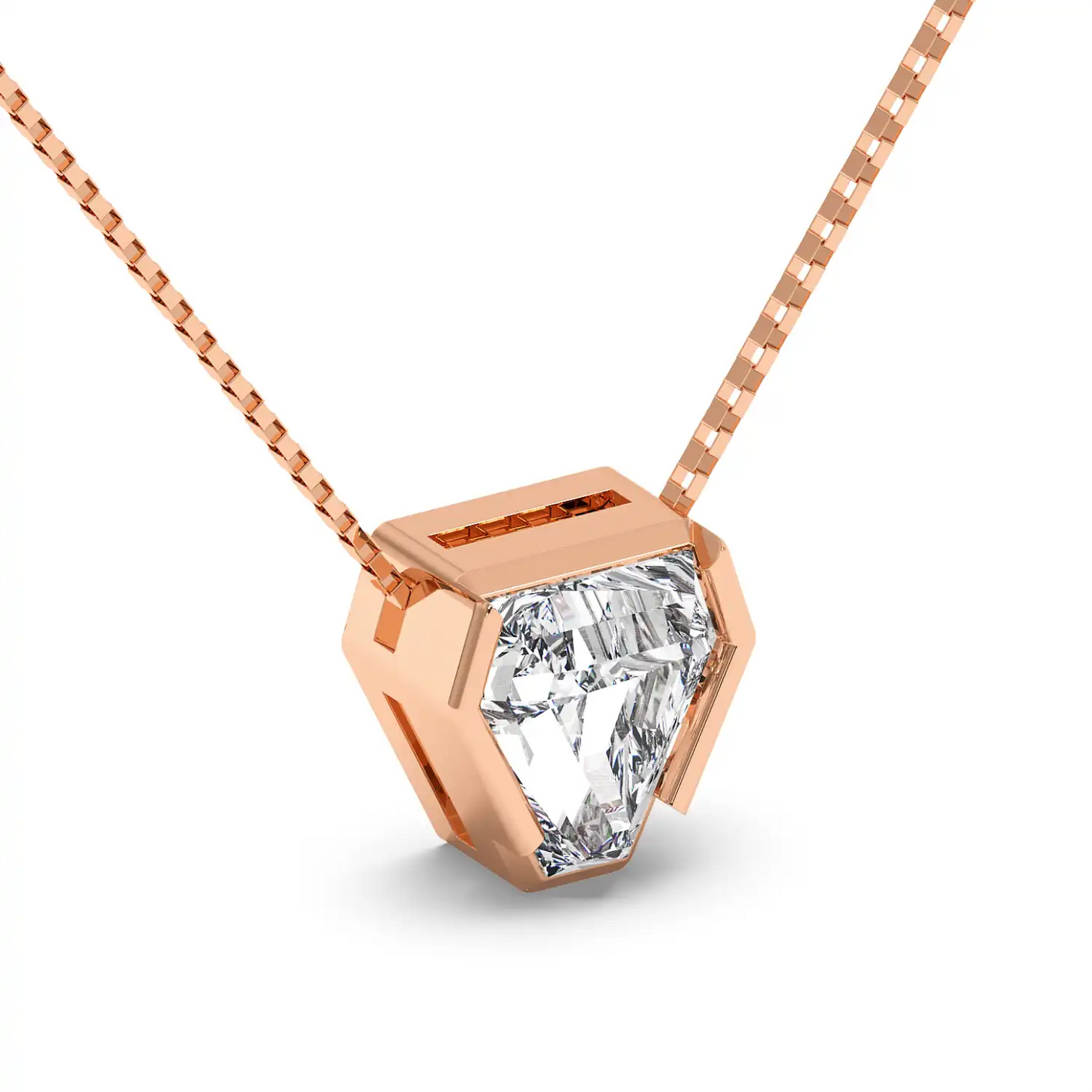 Solitaire Pendant - Coffin