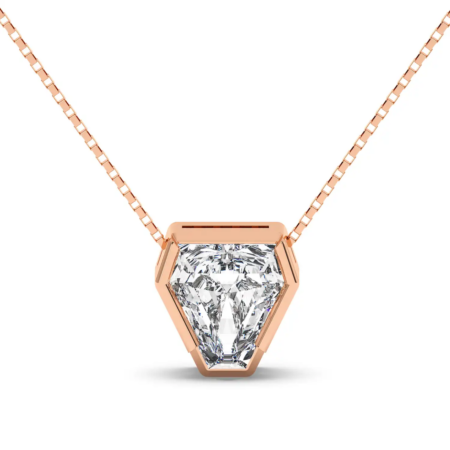 Solitaire Pendant - Coffin