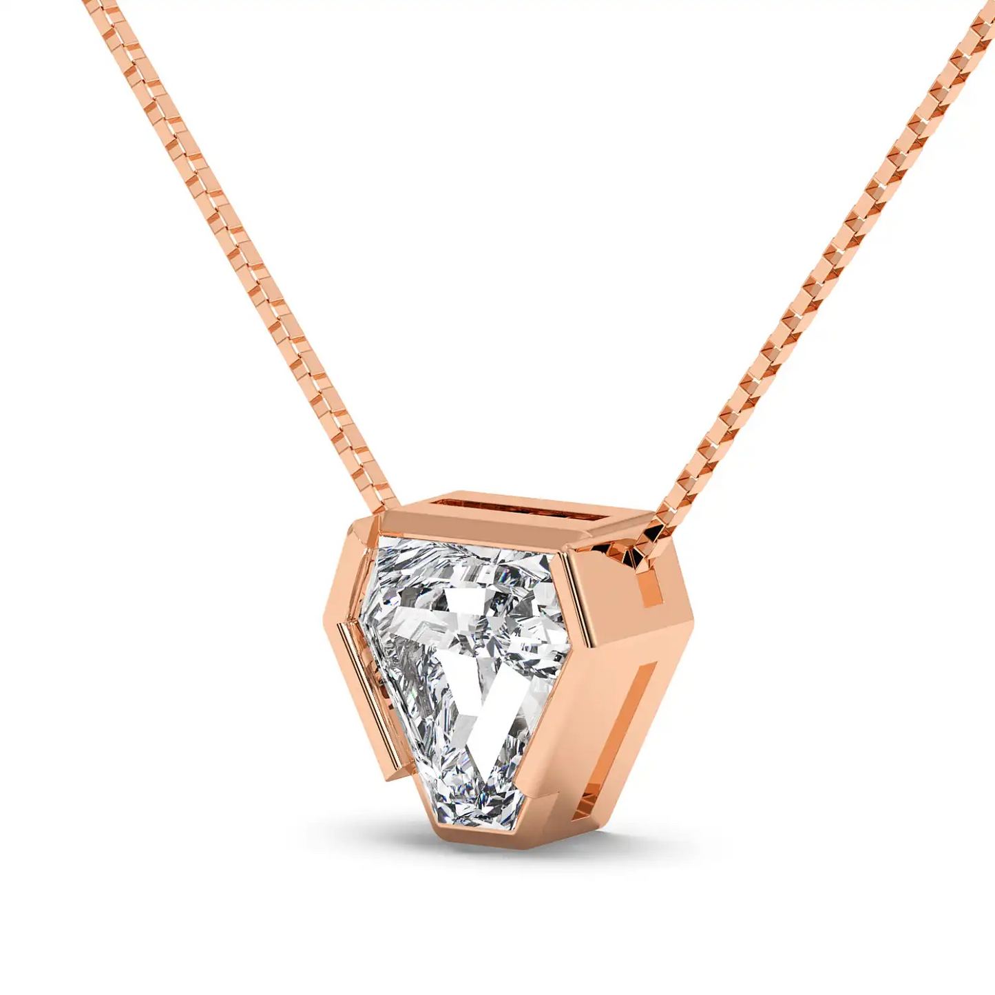 Solitaire Pendant - Coffin