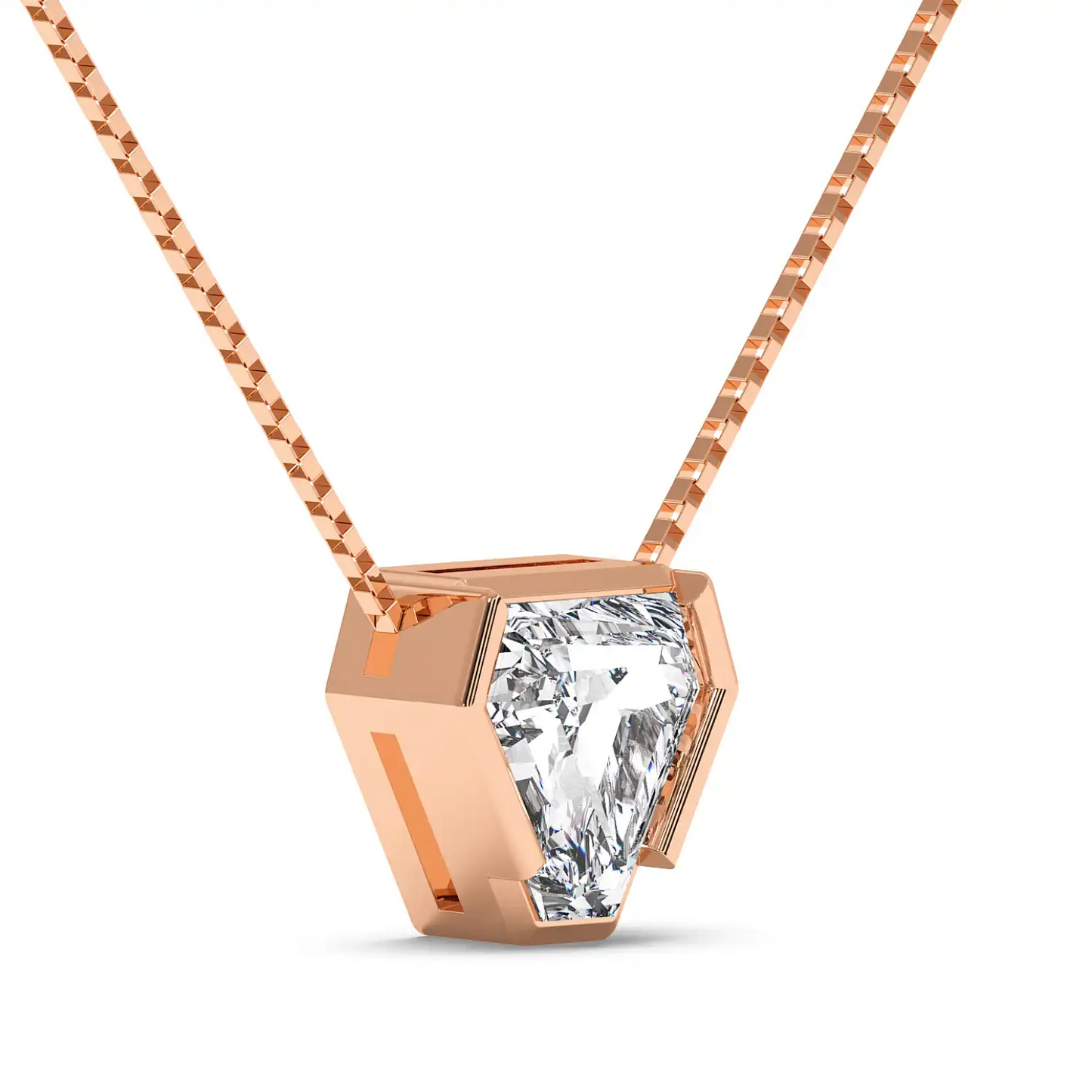 Solitaire Pendant - Coffin