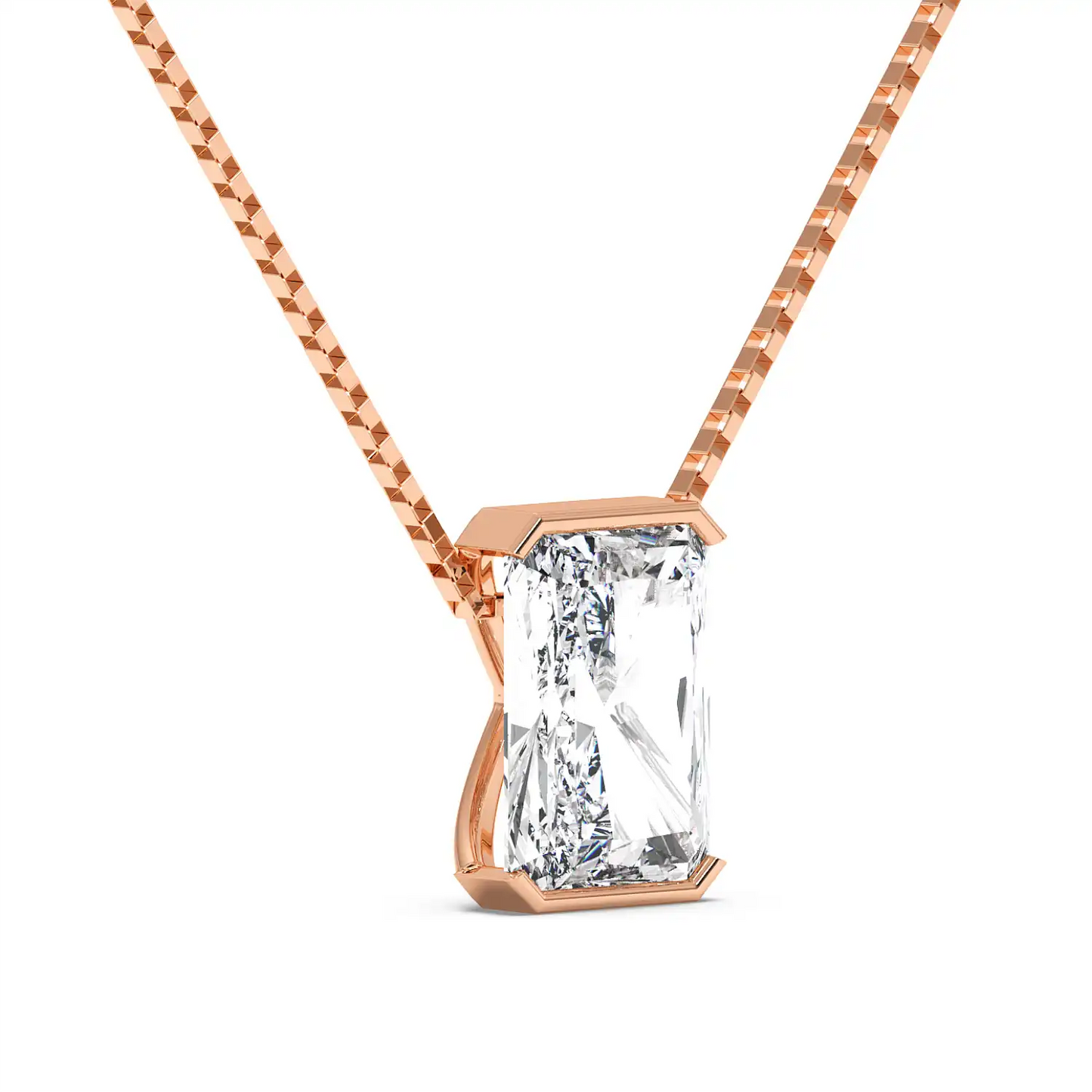 Solitaire Pendant - Radiant