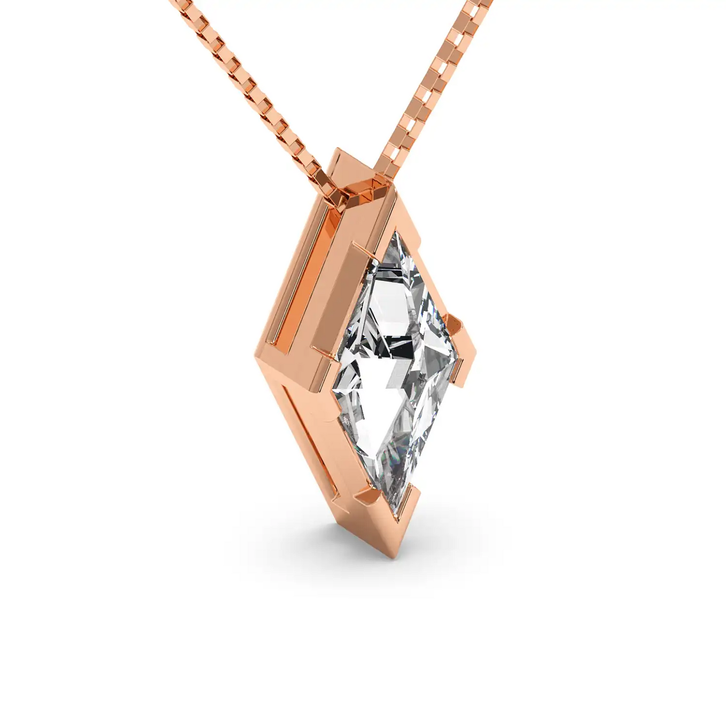 Solitaire Pendant - Lozenge