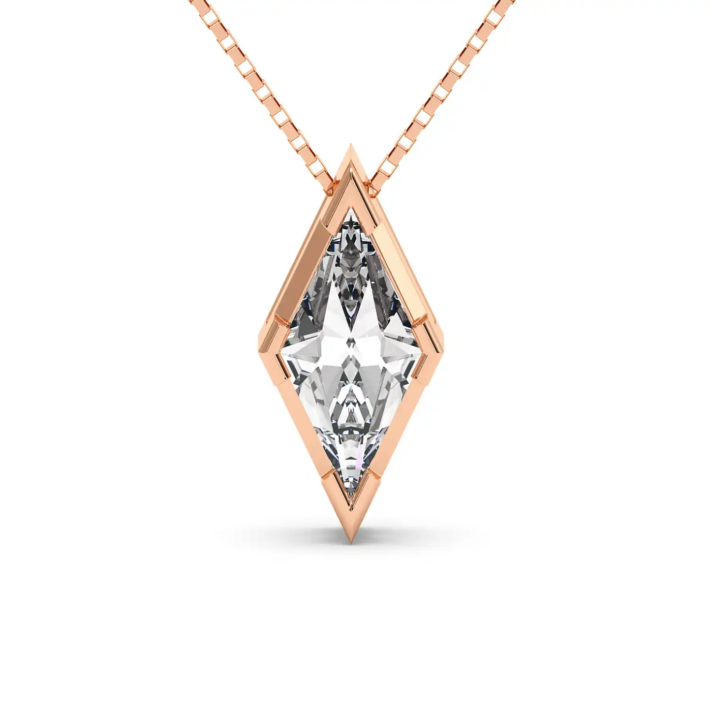 Solitaire Pendant - Lozenge