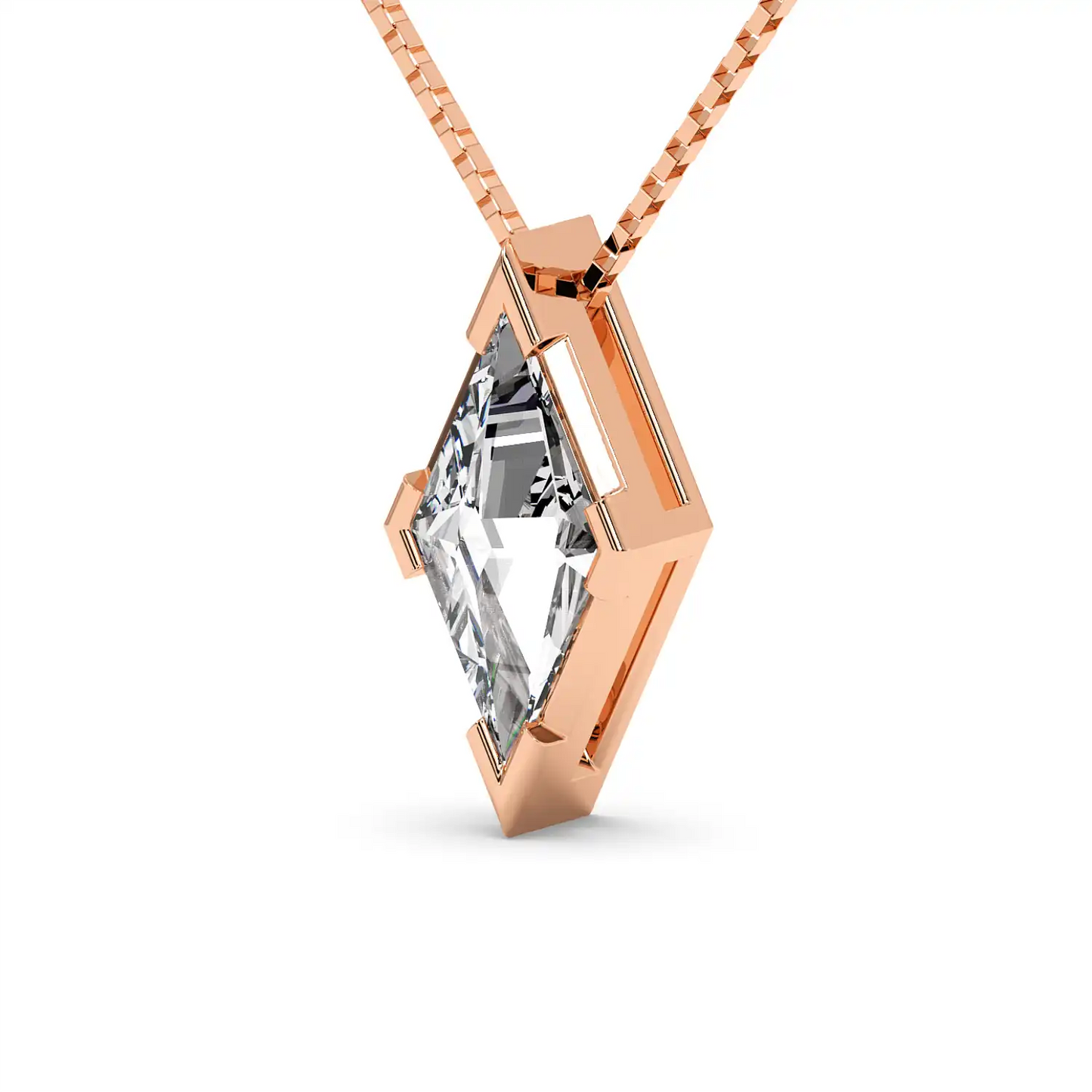 Solitaire Pendant - Lozenge