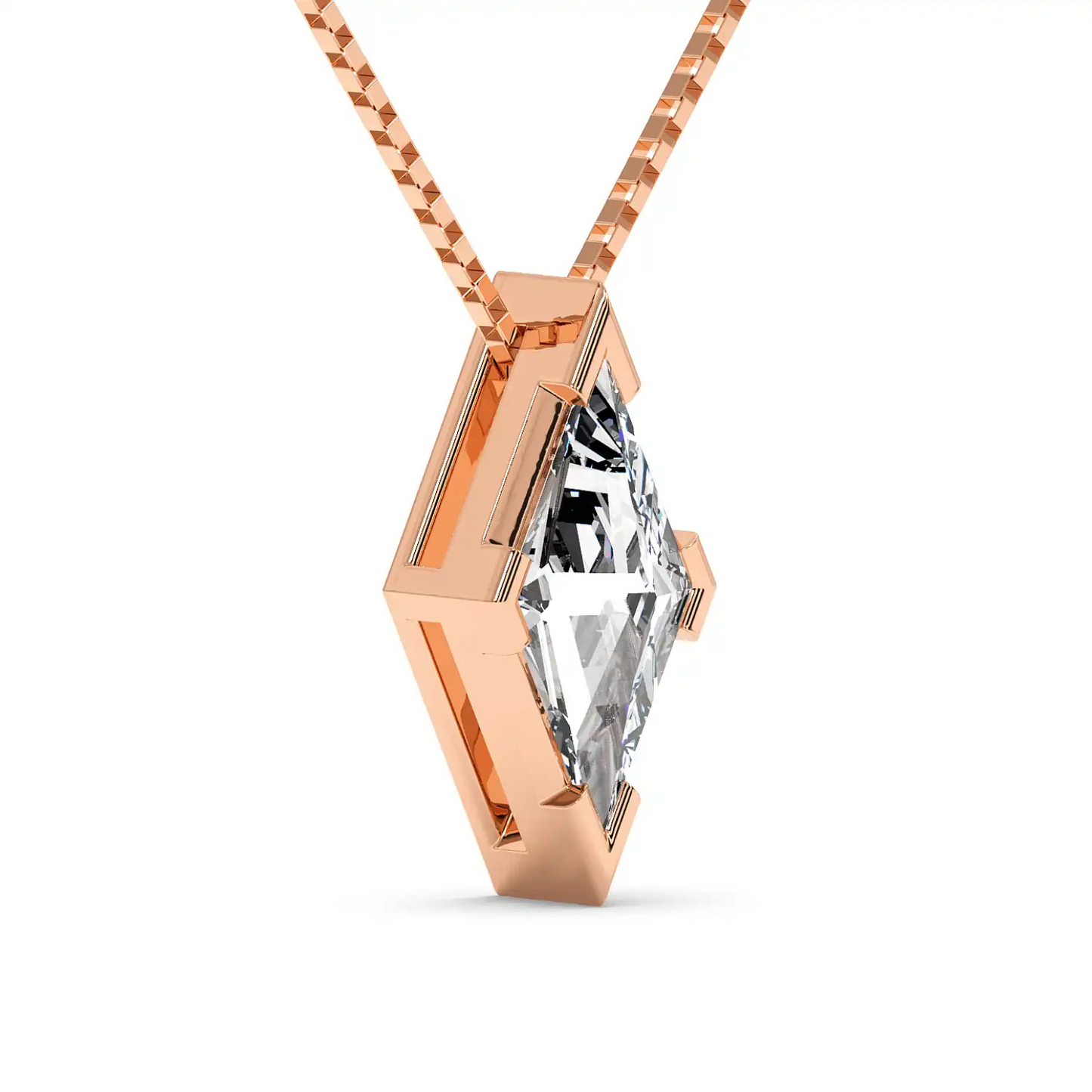 Solitaire Pendant - Lozenge