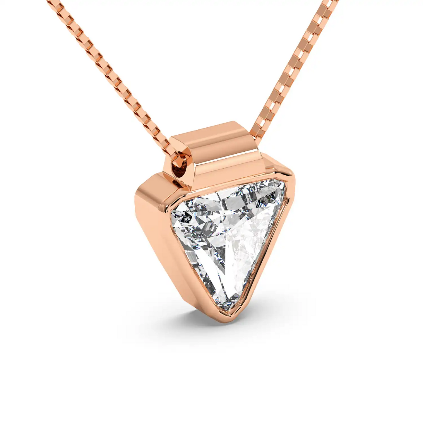 Solitaire Pendant - Trillion