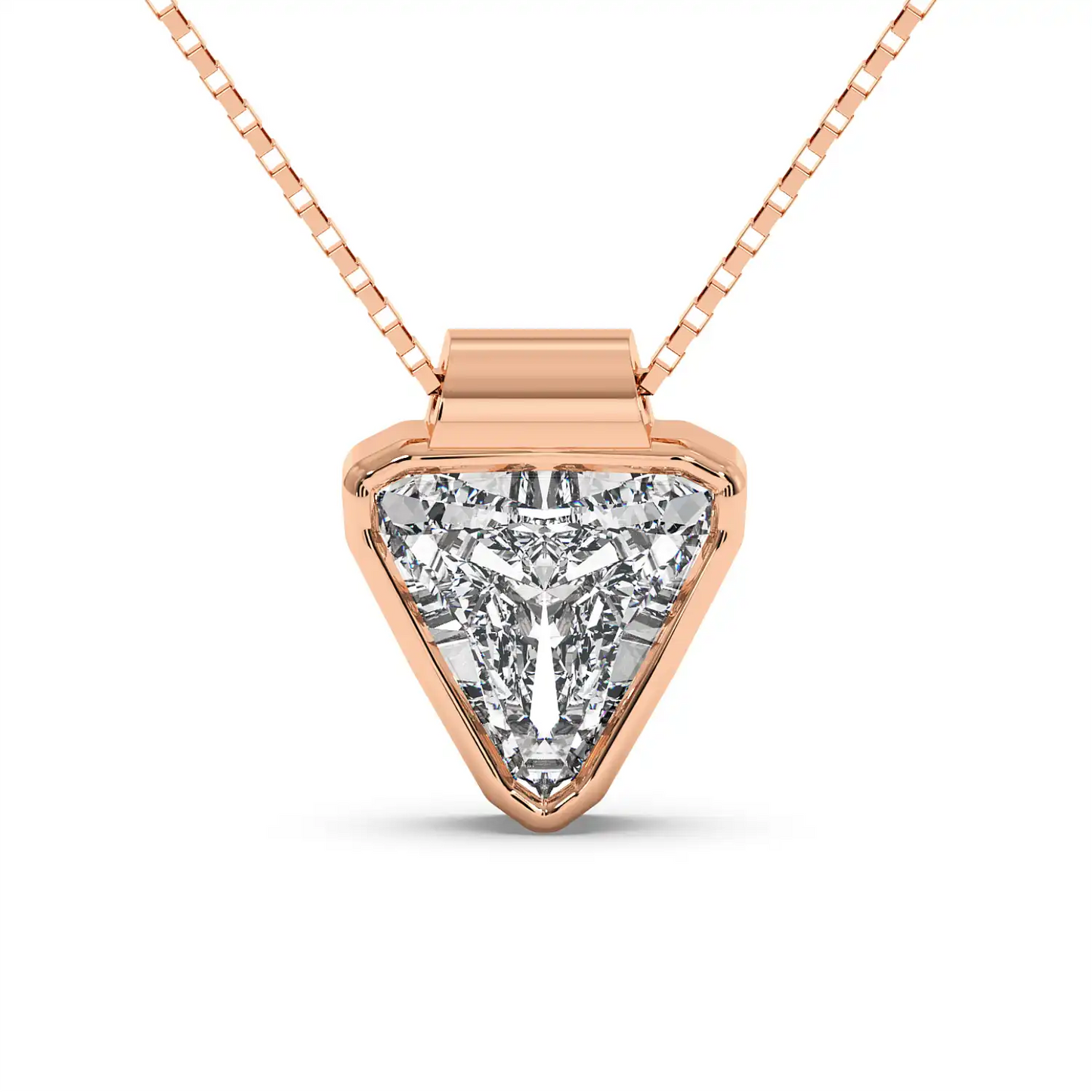 Solitaire Pendant - Trillion