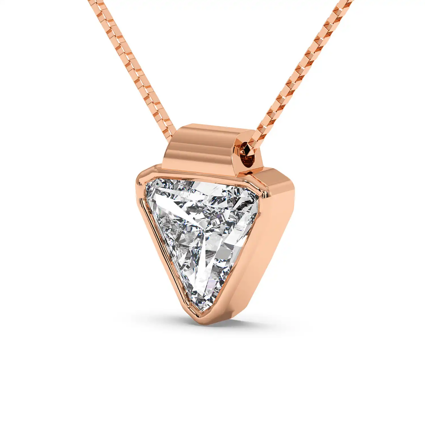 Solitaire Pendant - Trillion