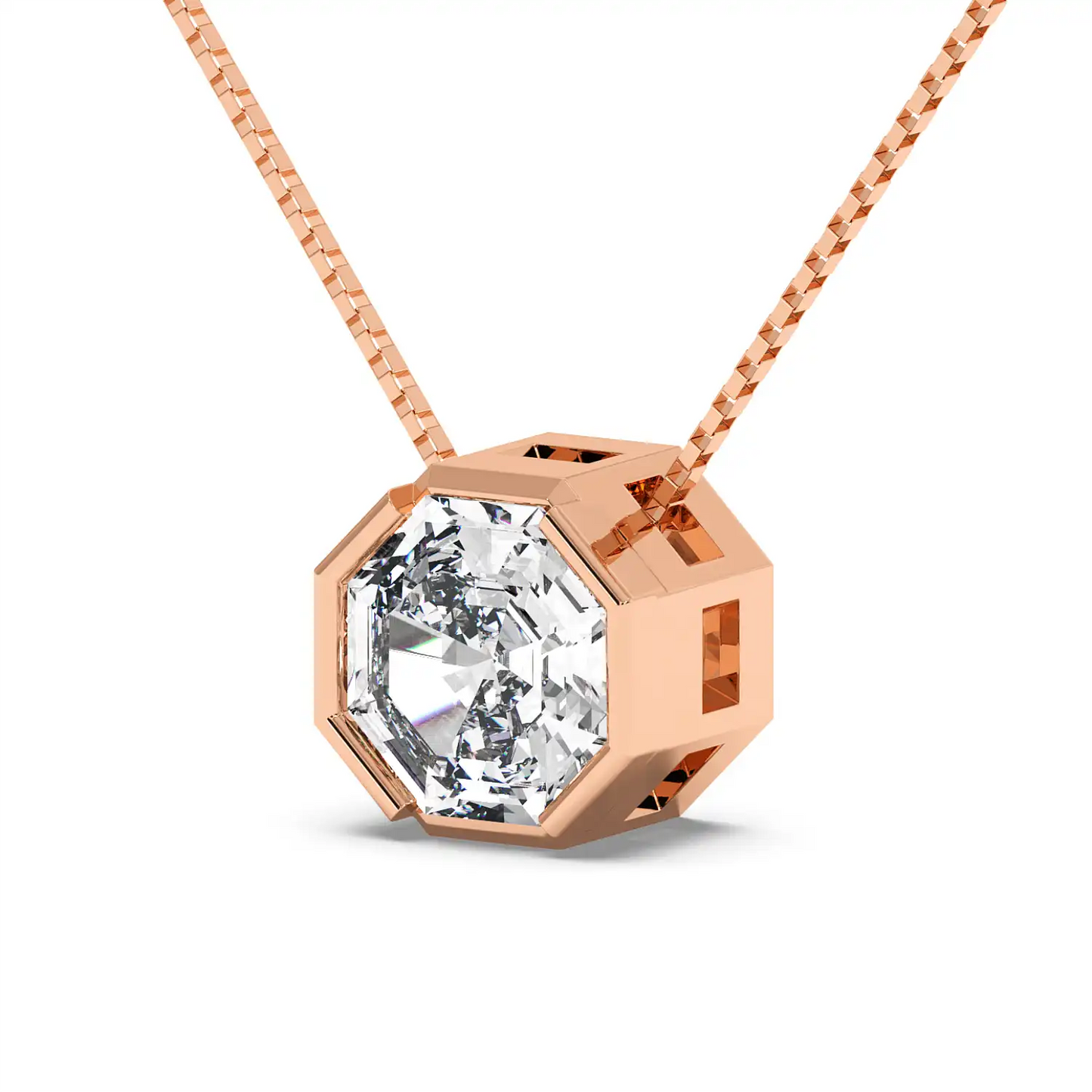Solitaire Pendant - Octagon