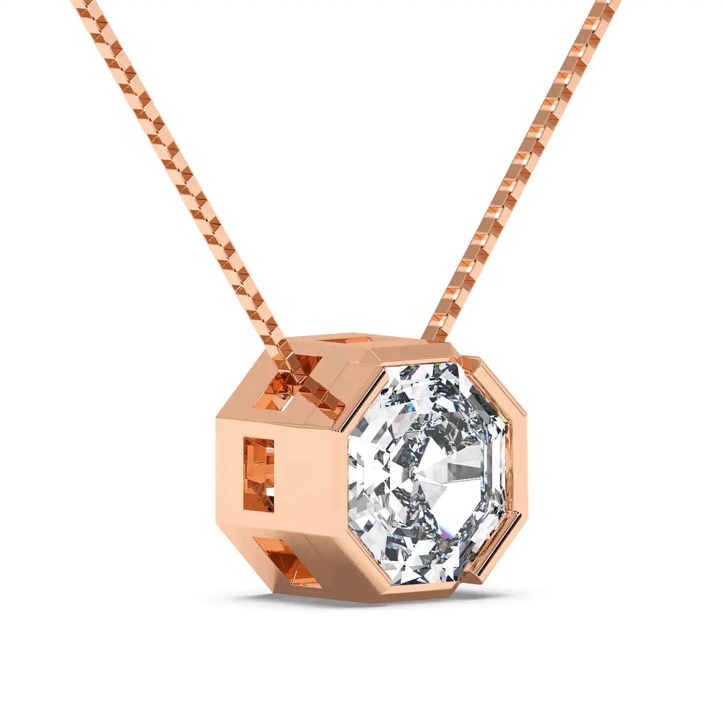 Solitaire Pendant - Octagon