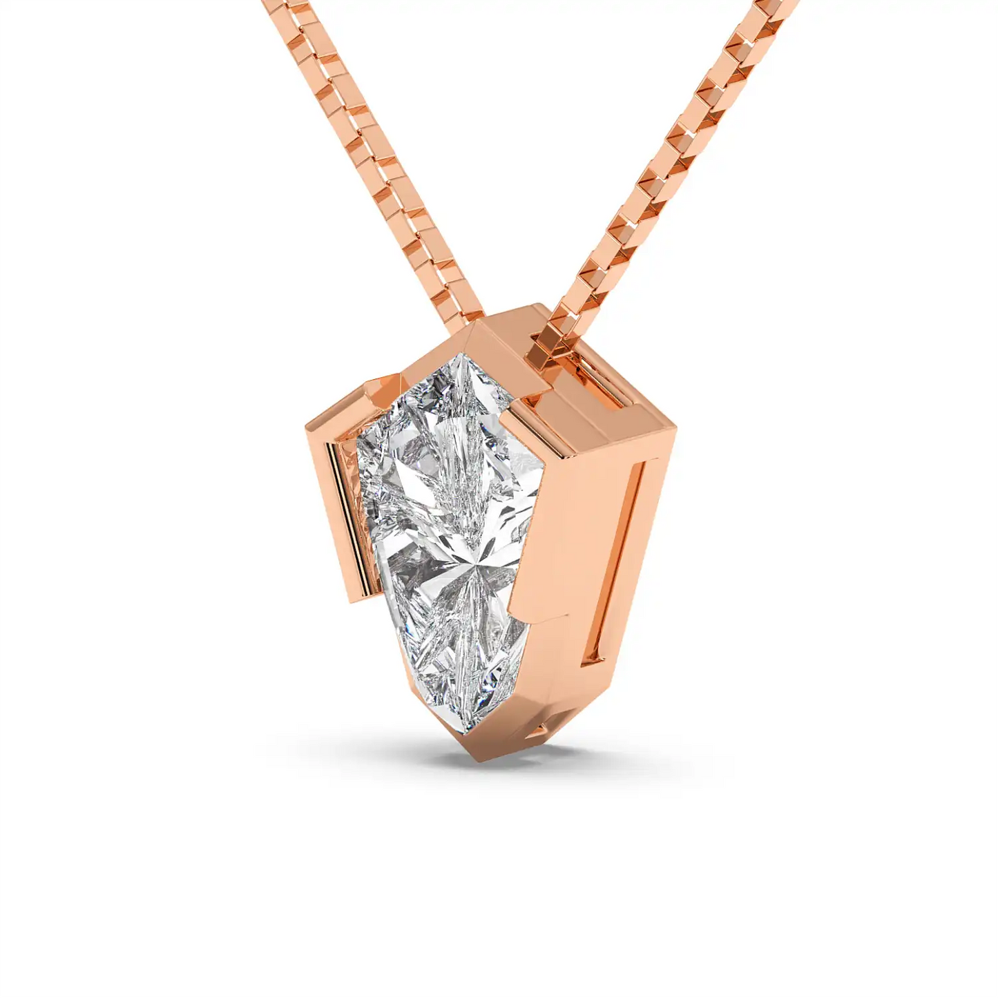 Solitaire Pendant - Shield