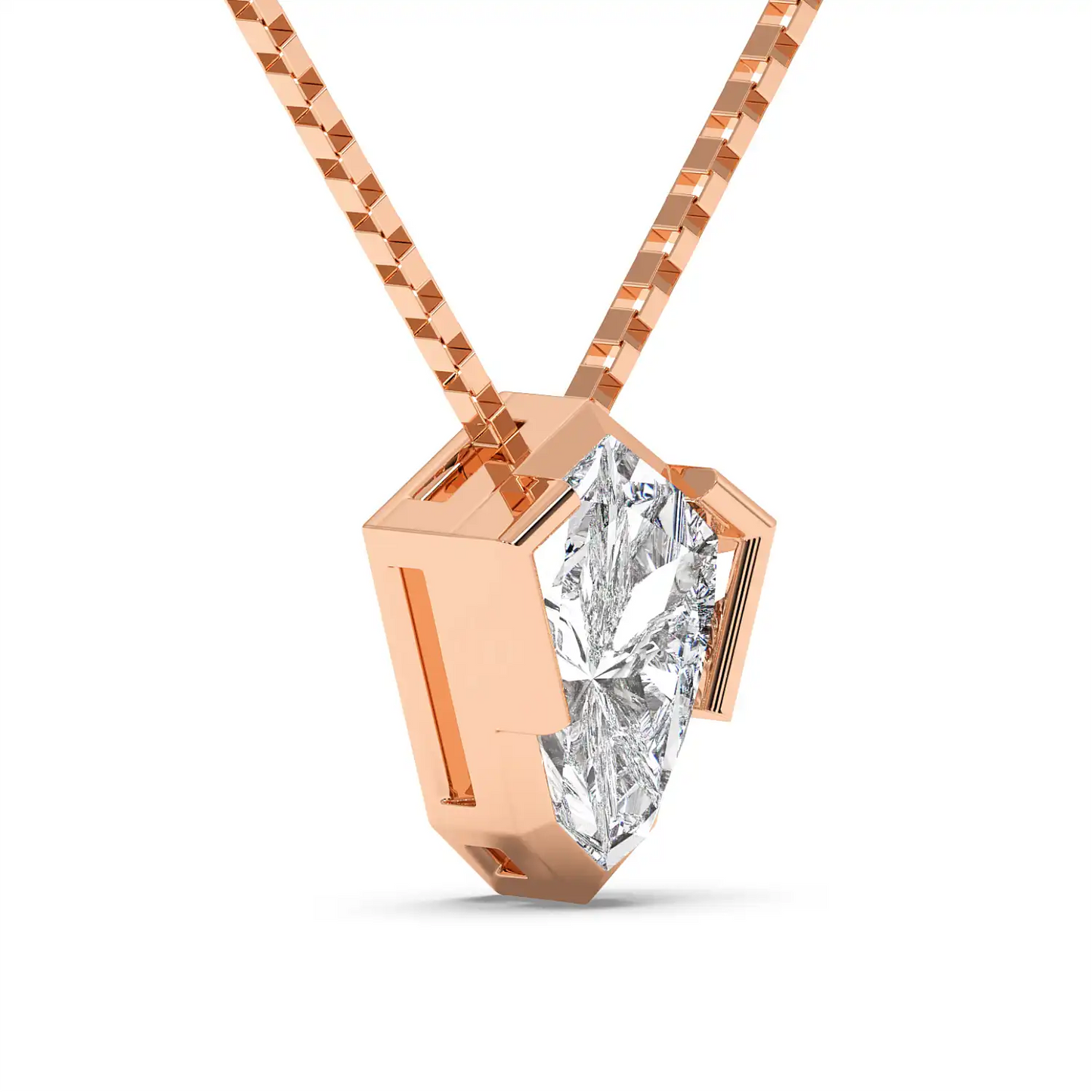 Solitaire Pendant - Shield