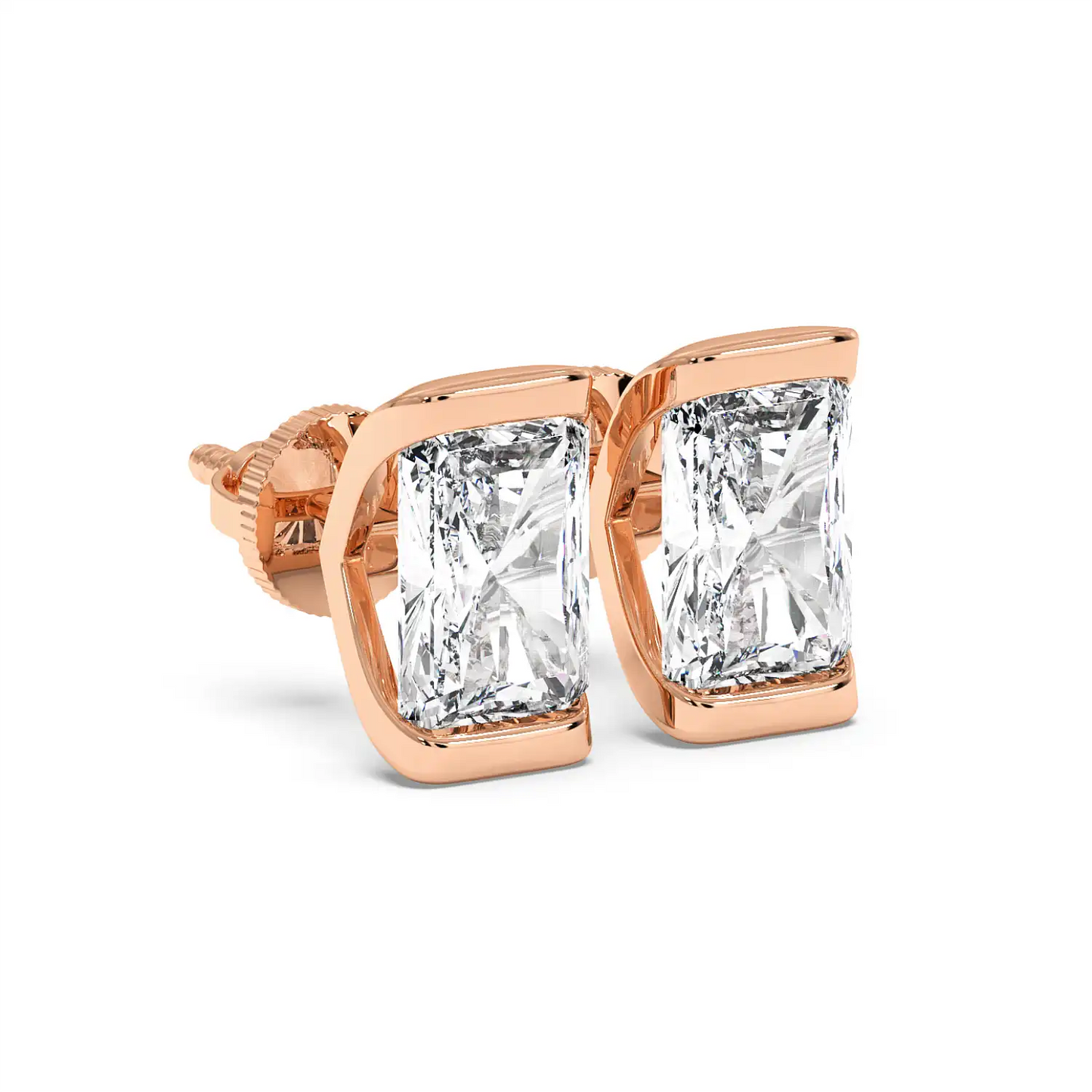 Solitaire Earring - Radiant